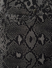 FIVEUNITS - Kate 606 Dark Grey Snake - bikses ar šaurām starām - dark grey snake - 2