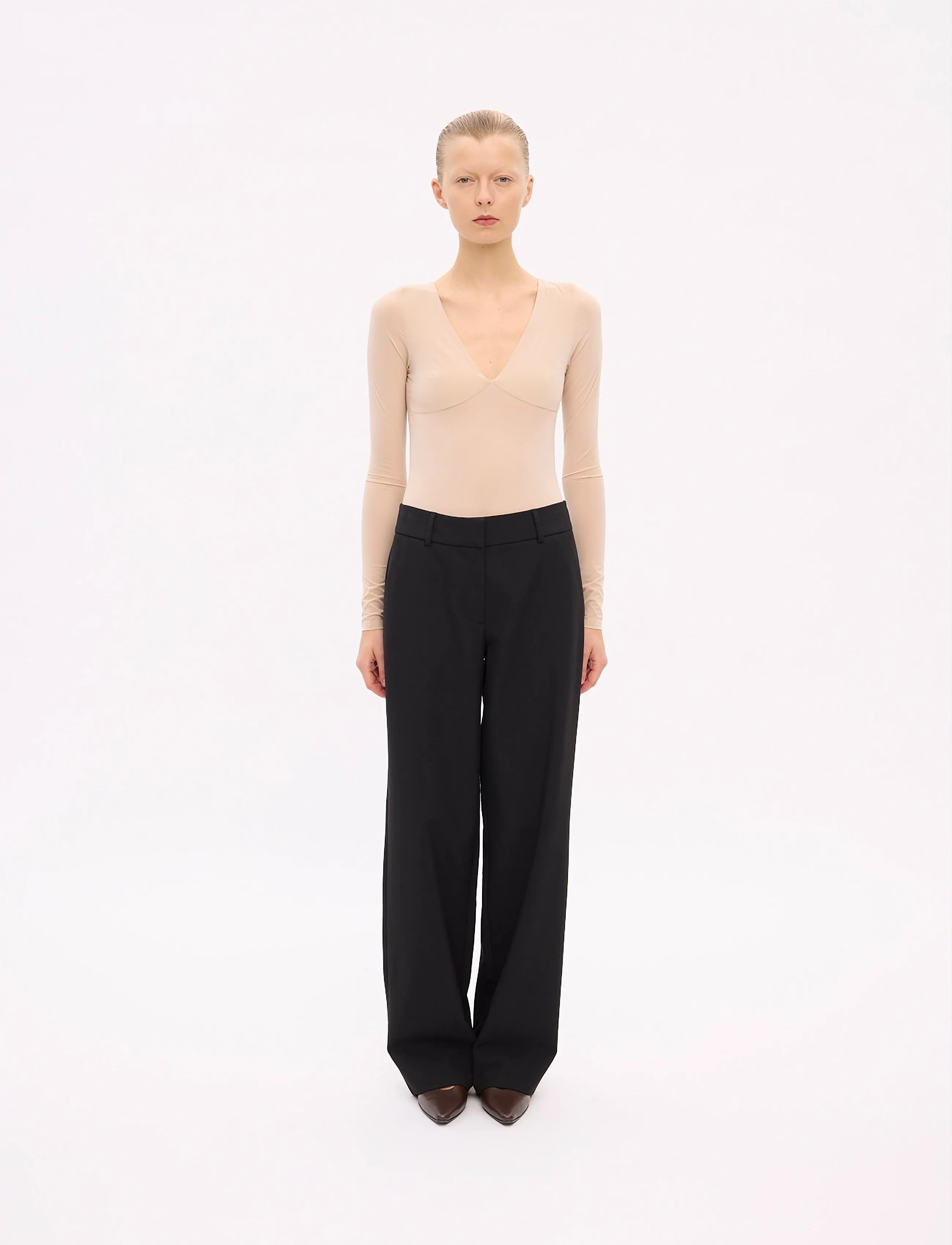 FIVEUNITS Denafv, 33 Long, Trousers, Schwarz - Wide Leg, Frauen