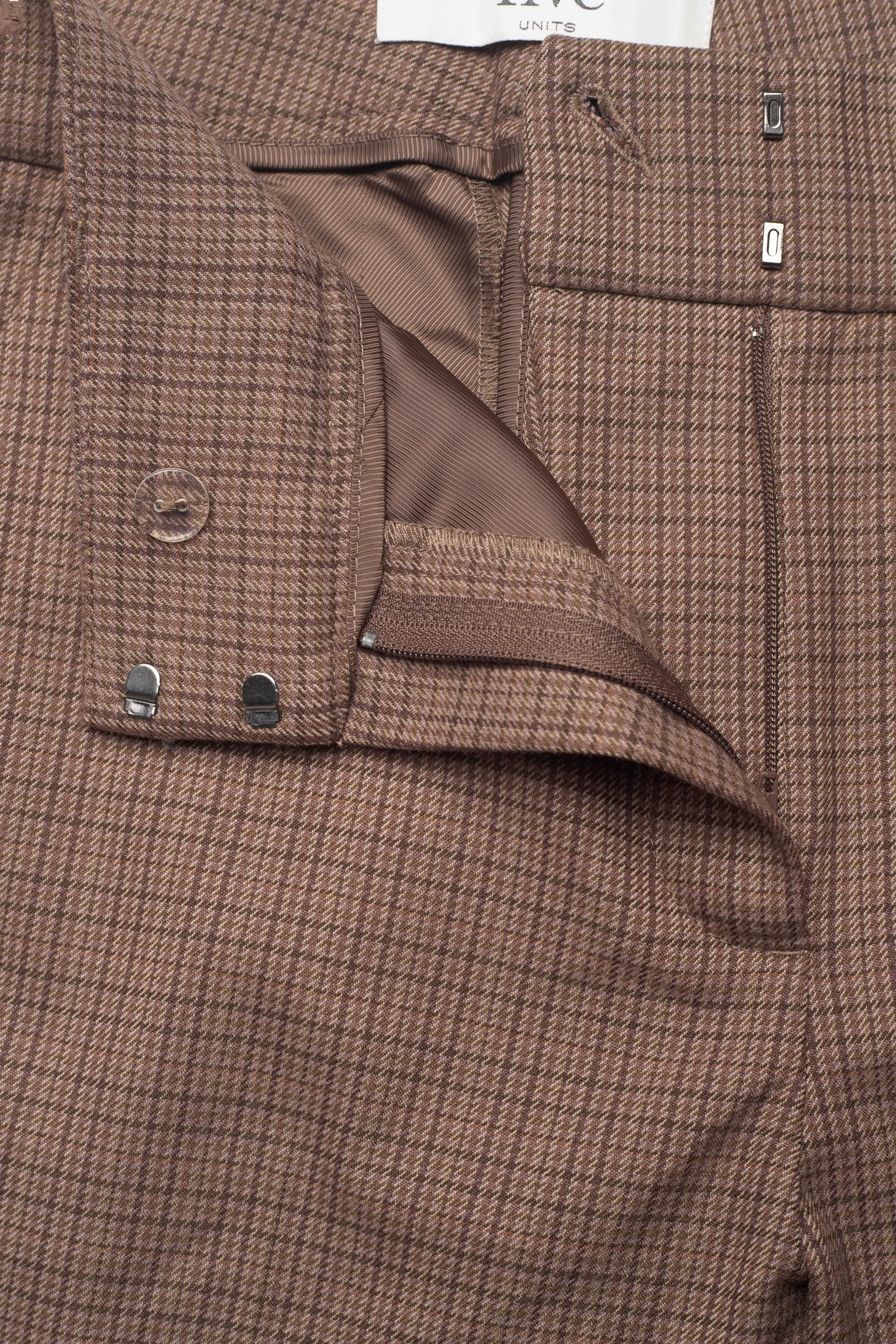 FIVEUNITS - Clara Crop 525 - hosen - small brown check - 3