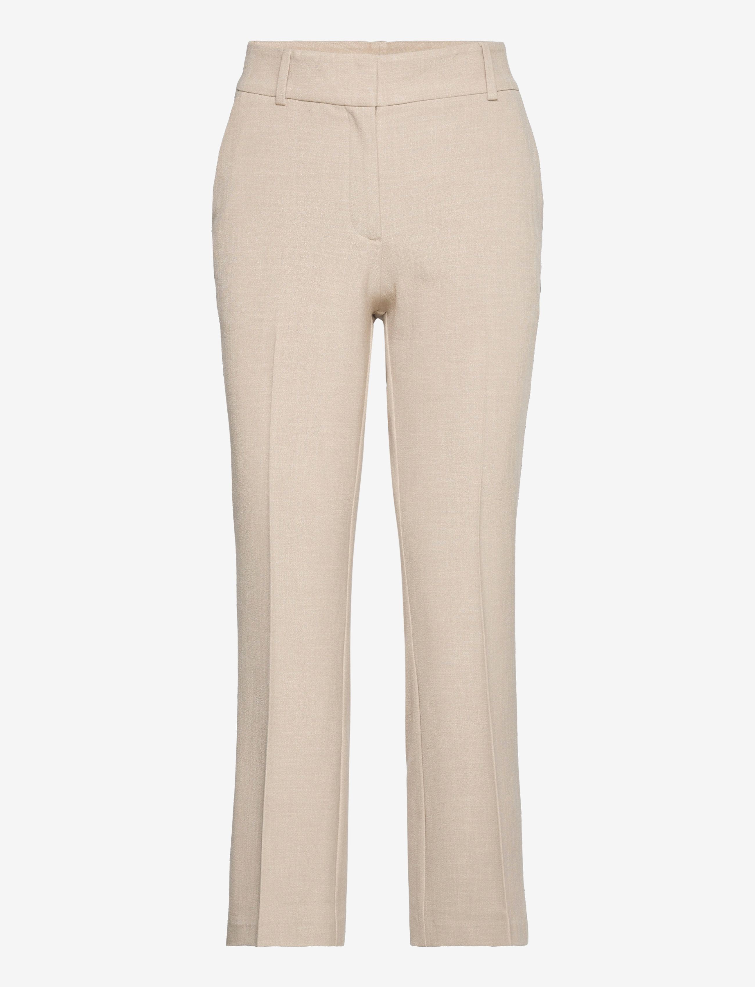 FIVEUNITS Clara Crop 396 - Bukser - PLAZA MELANGE / beige