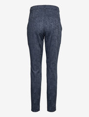 FIVEUNITS - Angelie - tailored trousers - navy flow jacquard - 1