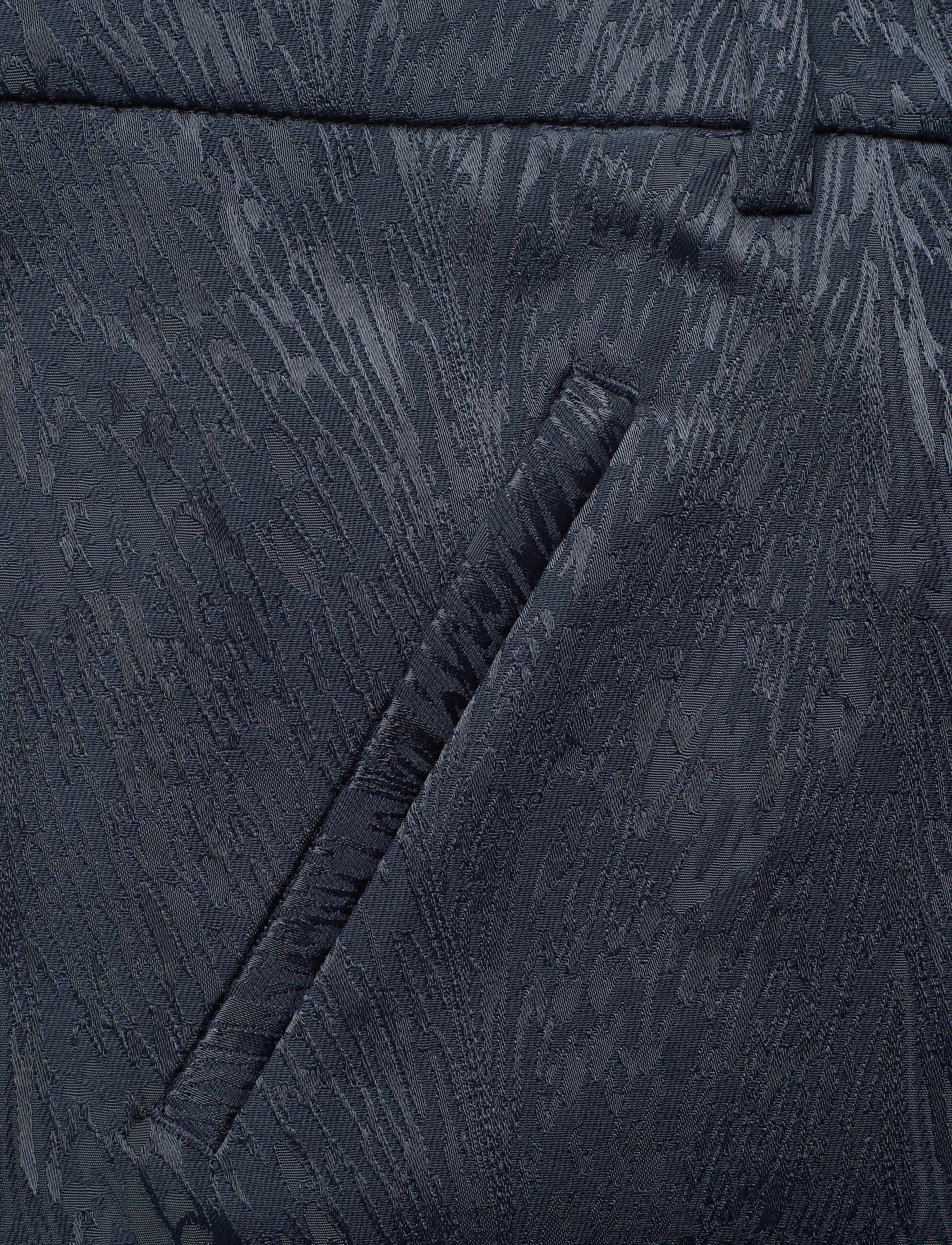 FIVEUNITS - Angelie - tailored trousers - navy flow jacquard - 2