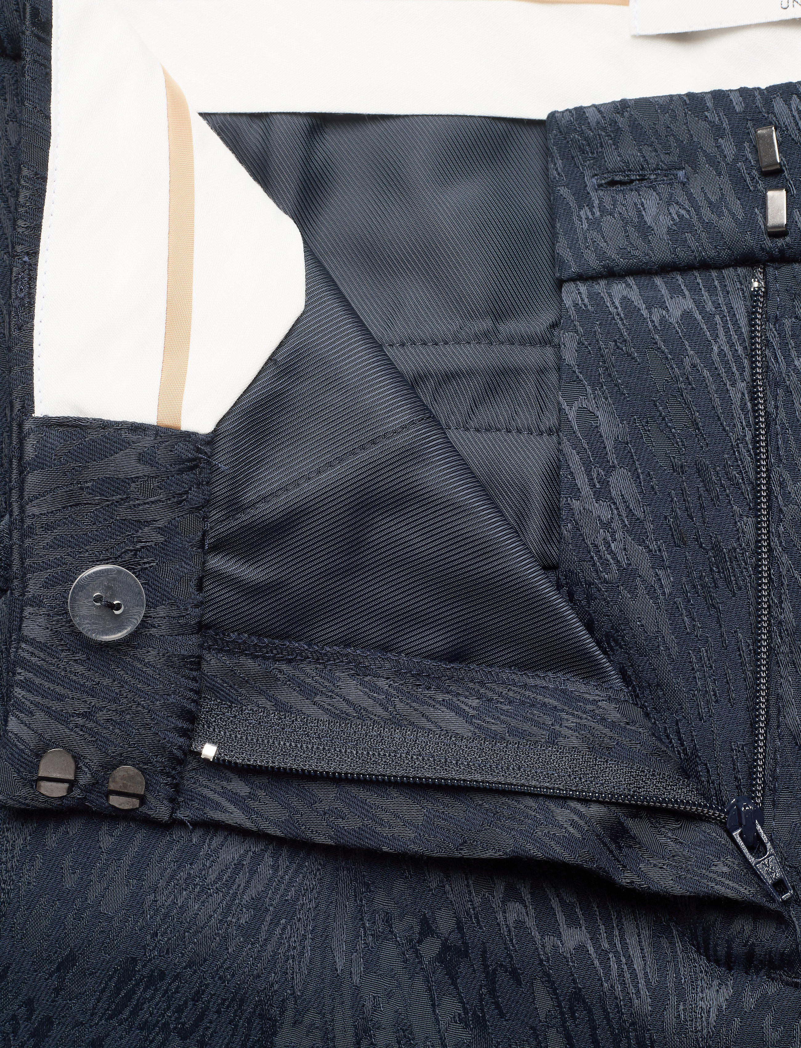 FIVEUNITS - Angelie - tailored trousers - navy flow jacquard - 3