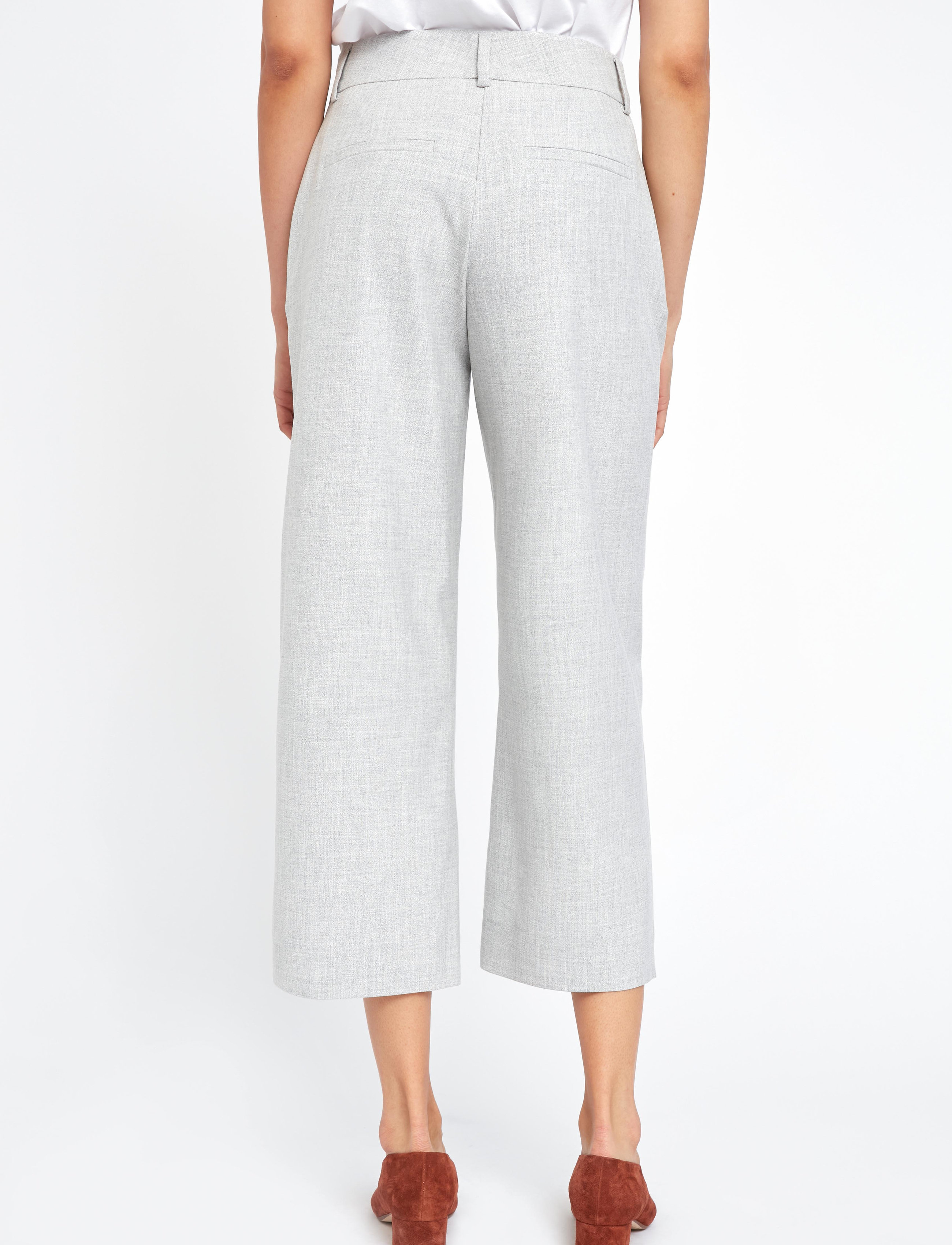 FIVEUNITS - Dena Crop 396 - light grey melange - 3