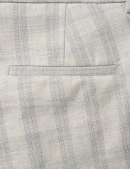 FIVEUNITS - Kylie Crop 734 Soft Grey Check - dalykinio stiliaus kelnės - soft grey check - 6