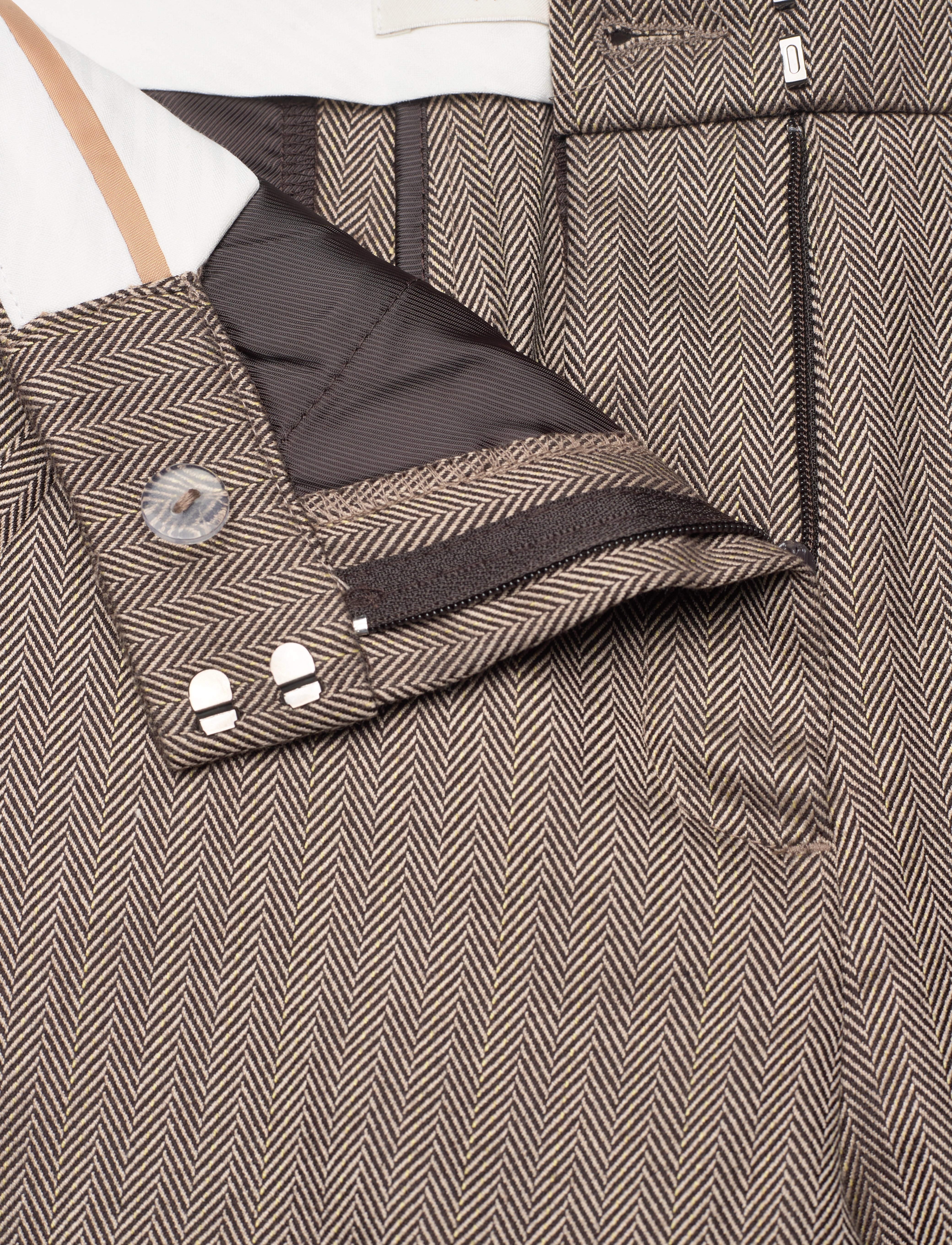 FIVEUNITS - Angelie Pure - brown herringbone - 3