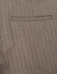 FIVEUNITS - Angelie Pure - slim fit trousers - brown herringbone - 4