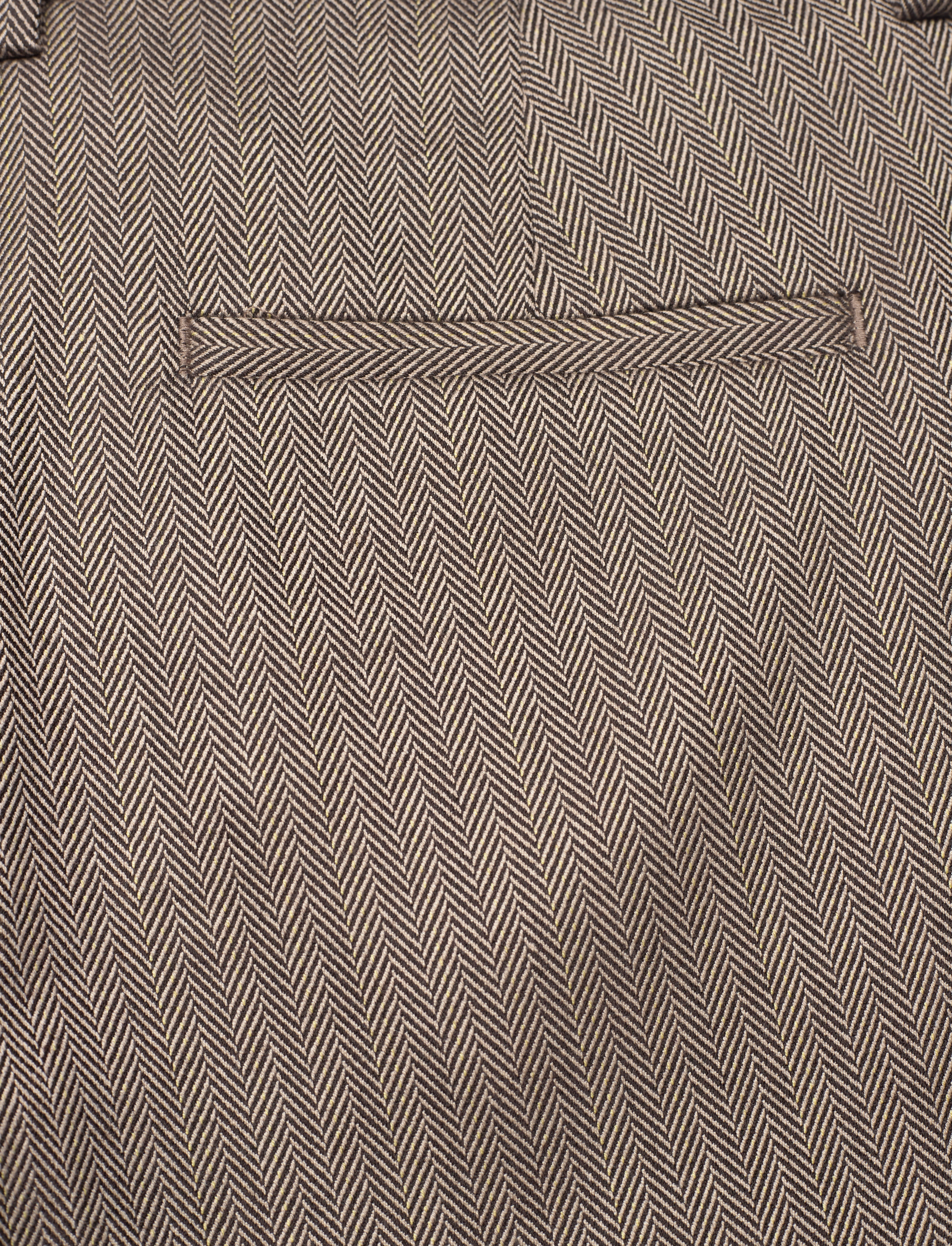 FIVEUNITS - Kylie Crop - brown herringbone - 4