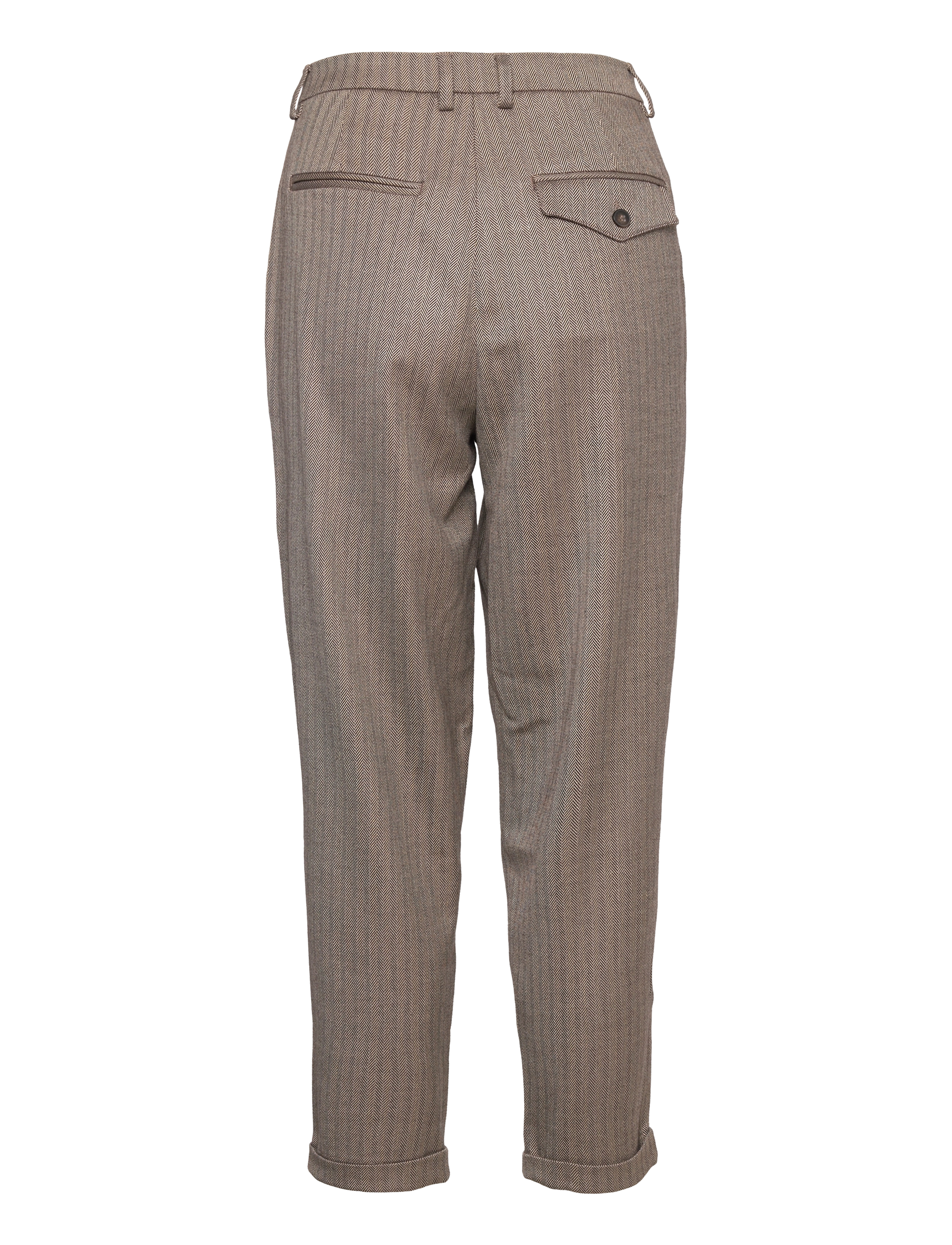 FIVEUNITS - Malou - brown herringbone - 1