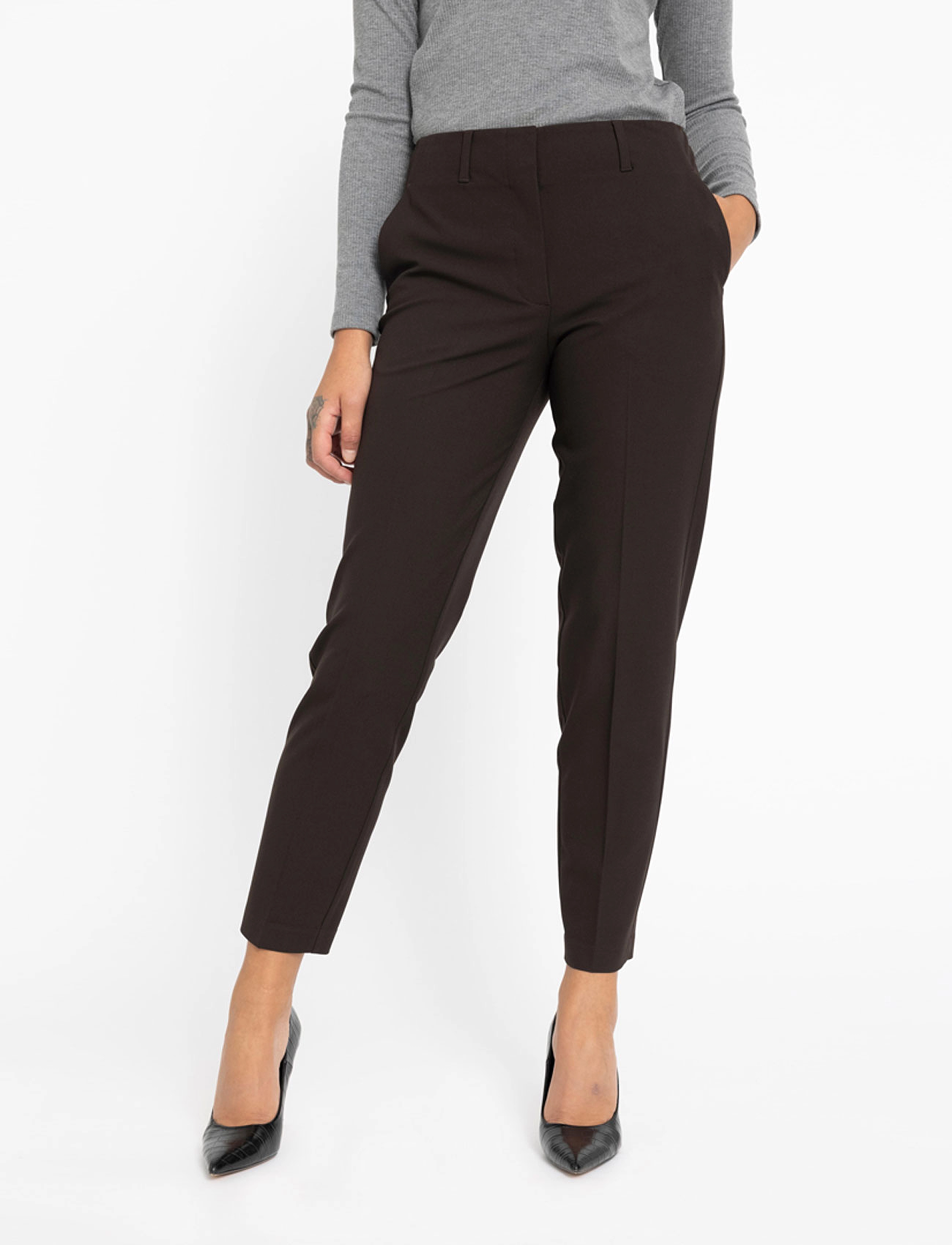 FIVEUNITS - JuliaFV - dark brown melange - 3