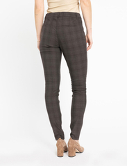 FIVEUNITS - Angelie Pure - tailored trousers - brown check - 5