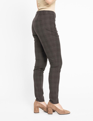 FIVEUNITS - Angelie Pure - tailored trousers - brown check - 6