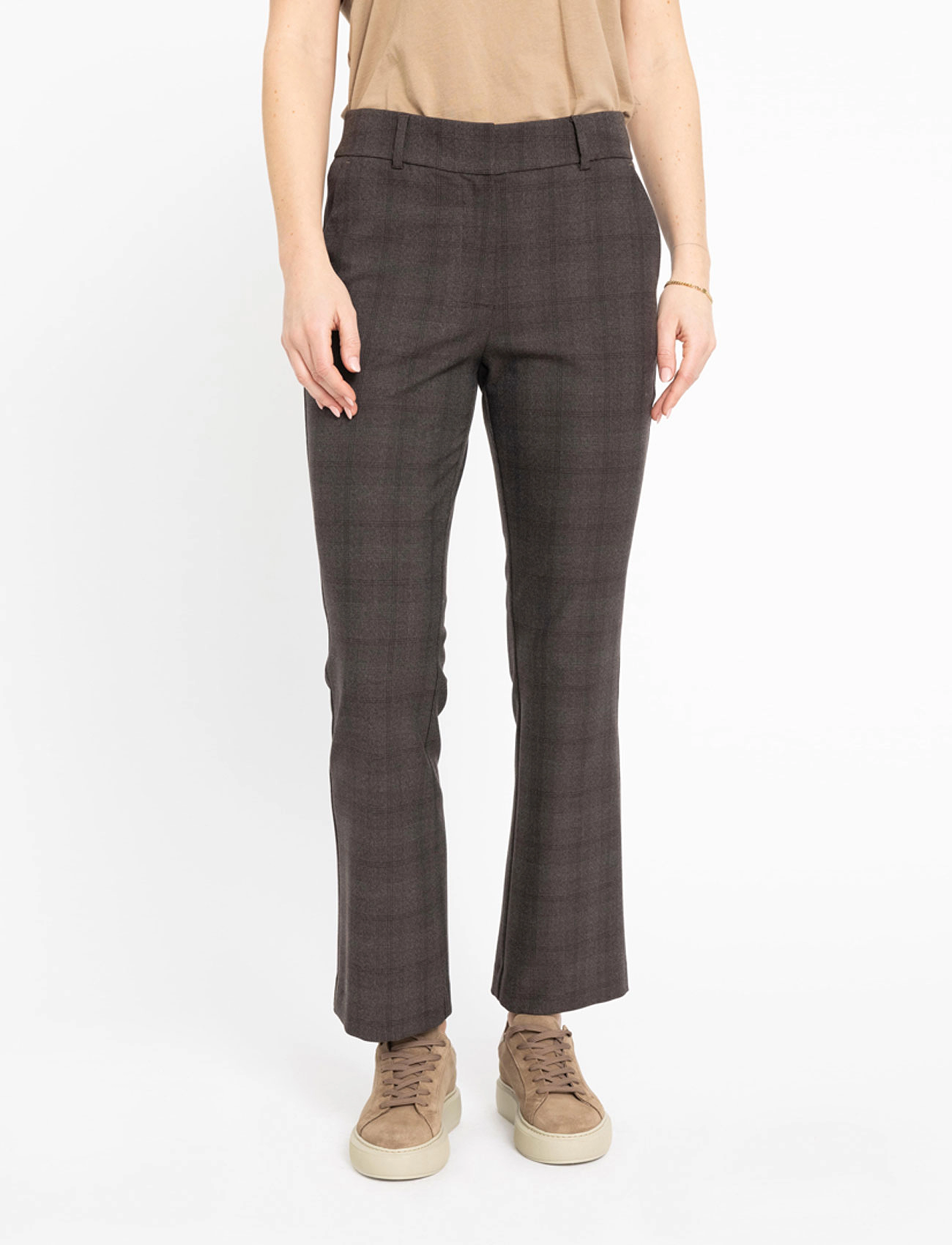 FIVEUNITS - Clara Ankle - festmode zu outlet-preisen - brown check - 3