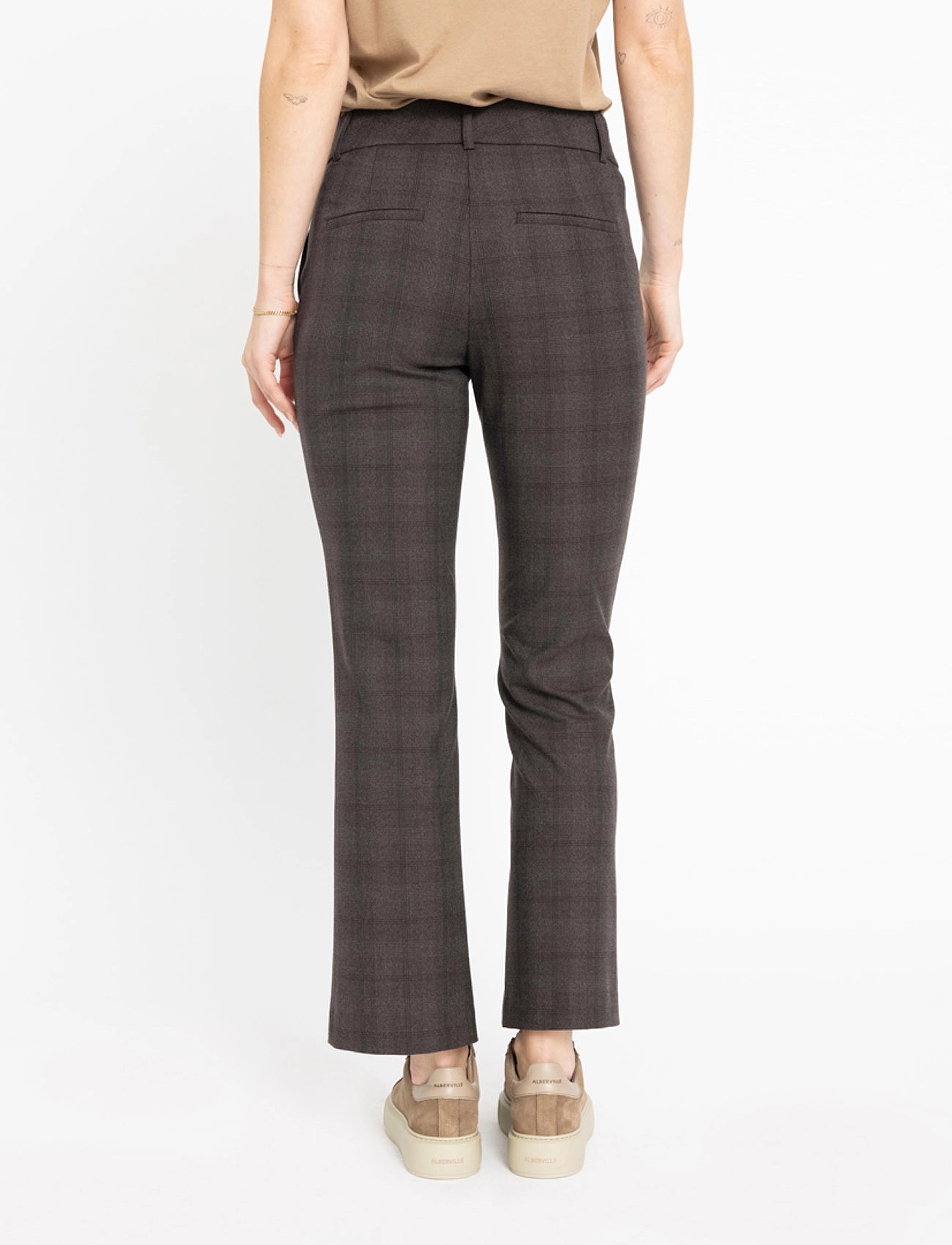 FIVEUNITS - Clara Ankle - festmode zu outlet-preisen - brown check - 4