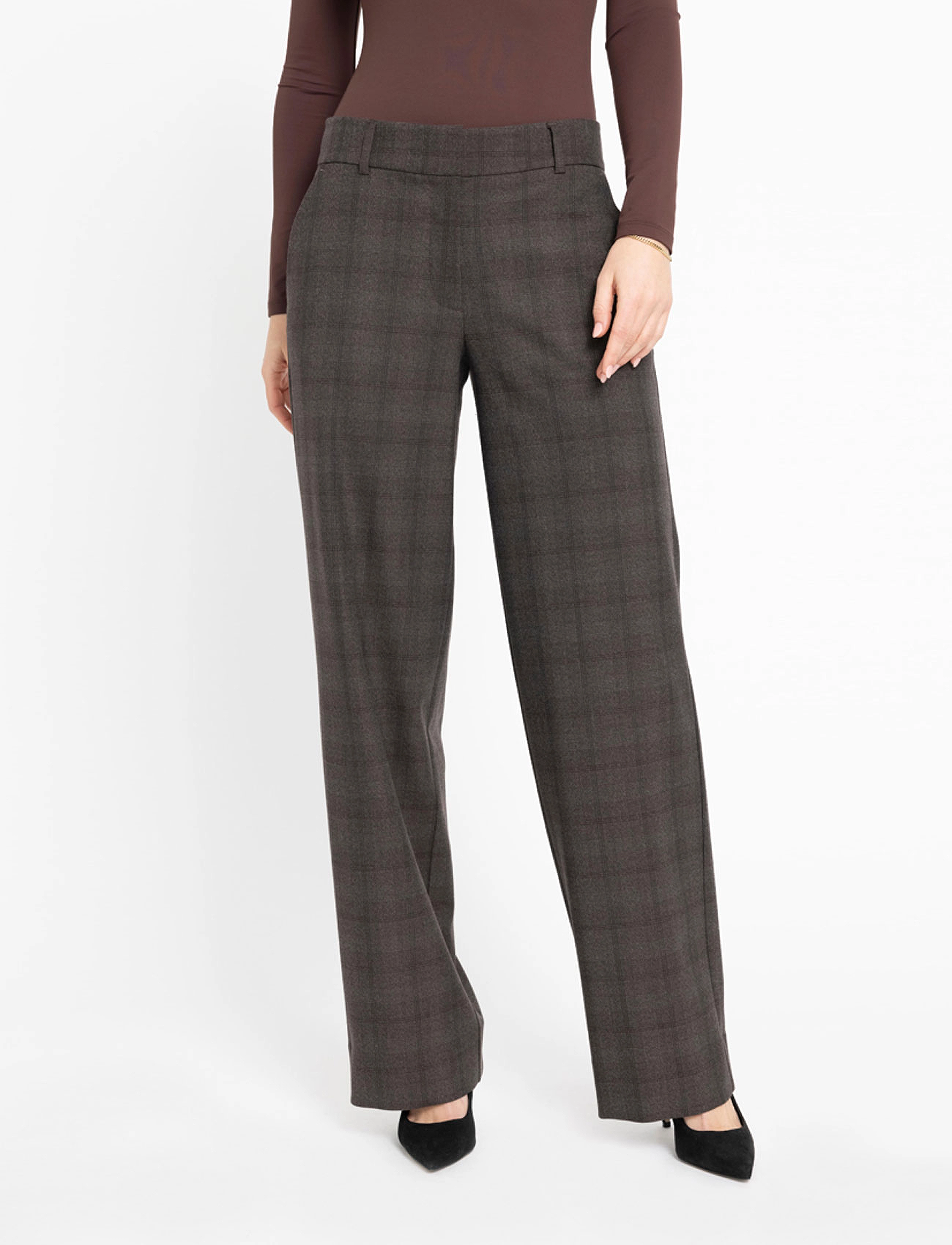 FIVEUNITS - Dena - brown check - 3
