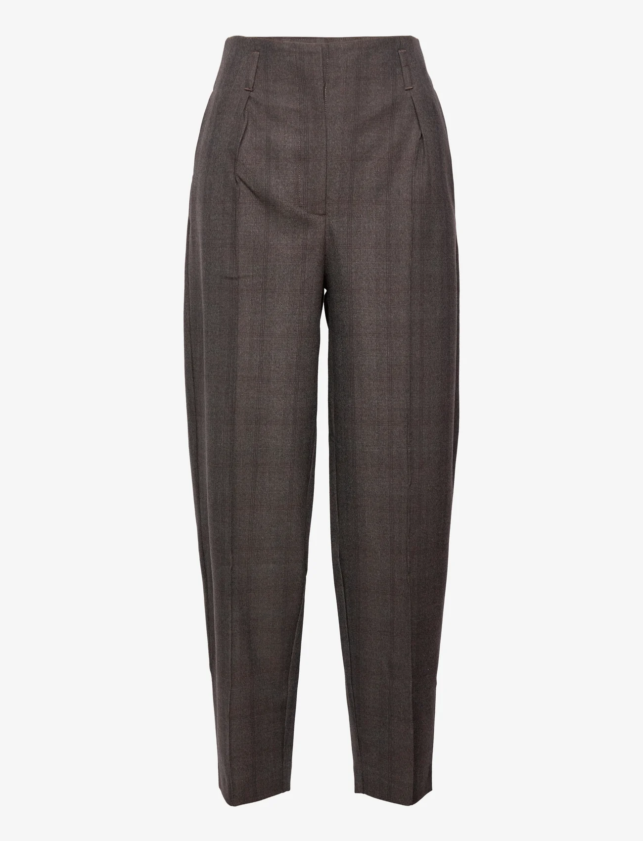 FIVEUNITS - Hailey - tailored trousers - brown check - 0