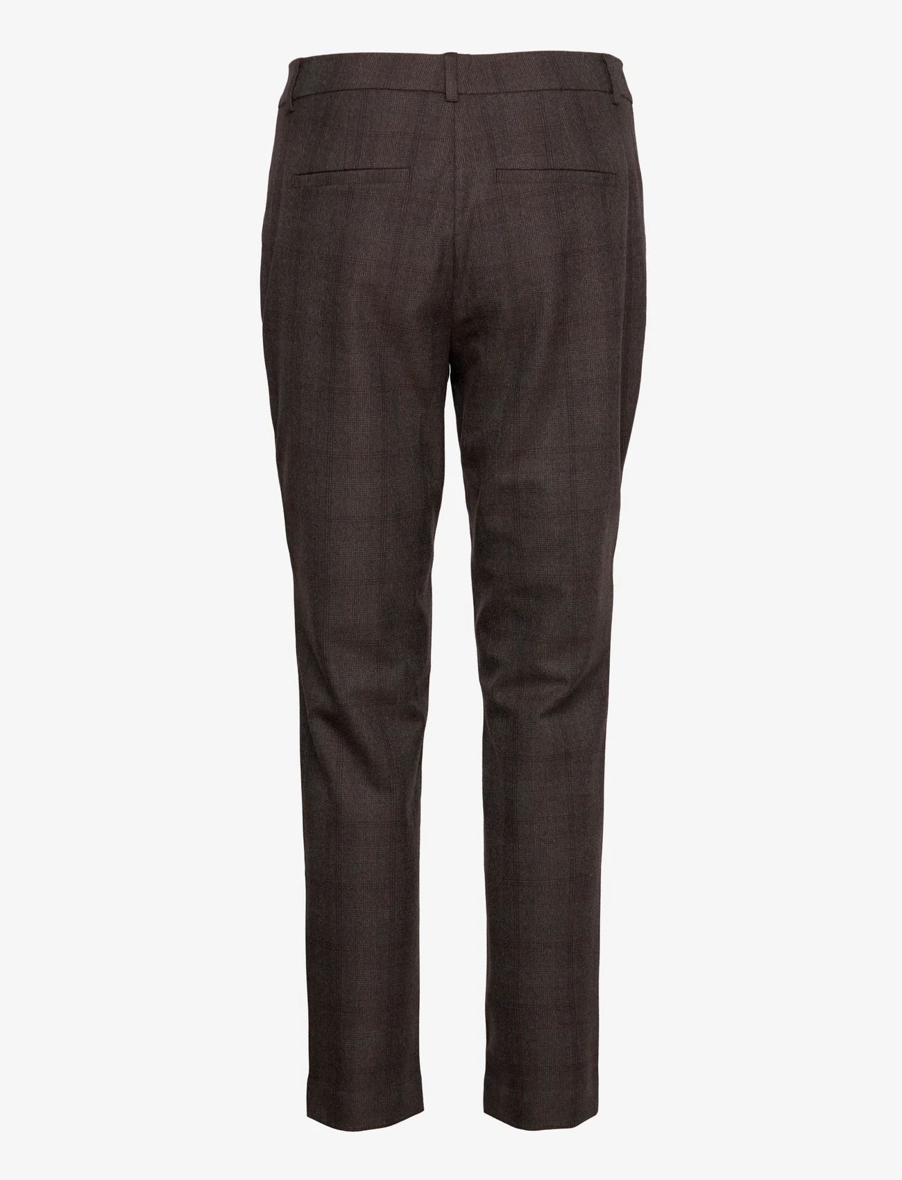 FIVEUNITS - Kylie Crop - tailored trousers - brown check - 1