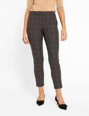 FIVEUNITS - Kylie Crop - tailored trousers - brown check - 3