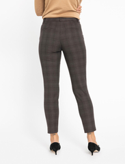 FIVEUNITS - Kylie Crop - tailored trousers - brown check - 4