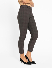 FIVEUNITS - Kylie Crop - tailored trousers - brown check - 5