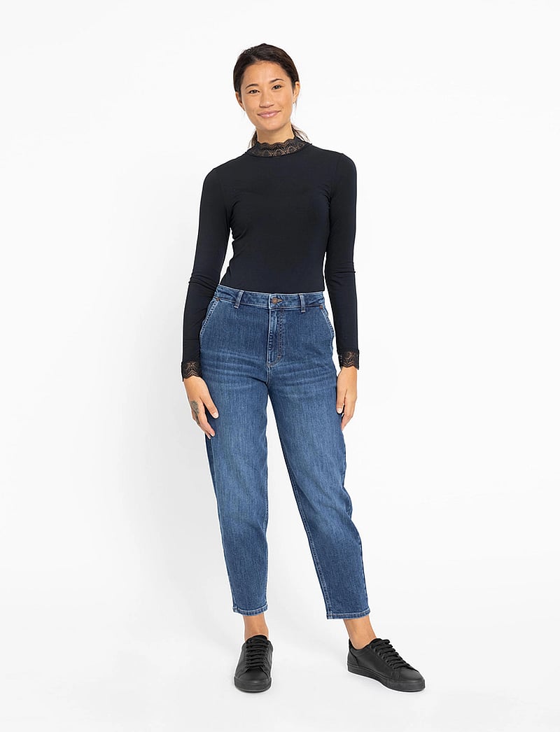 FIVEUNITS - AlbaFV - tapered jeans - classic blue vintage - 0