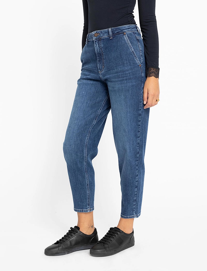 FIVEUNITS - AlbaFV - tapered jeans - classic blue vintage - 5