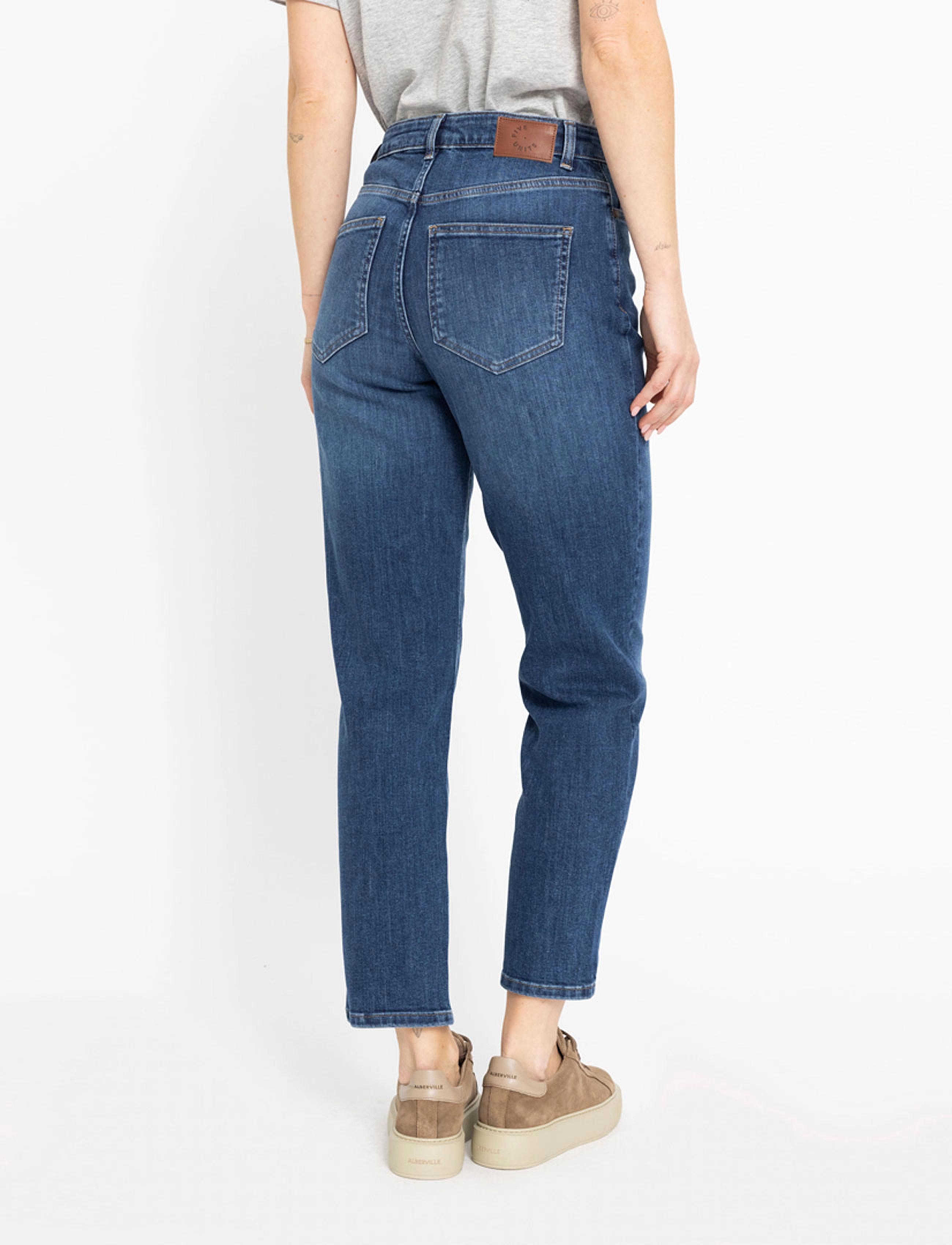FIVEUNITS - MollyFV Ankle - straight jeans - classic blue vintage - 4