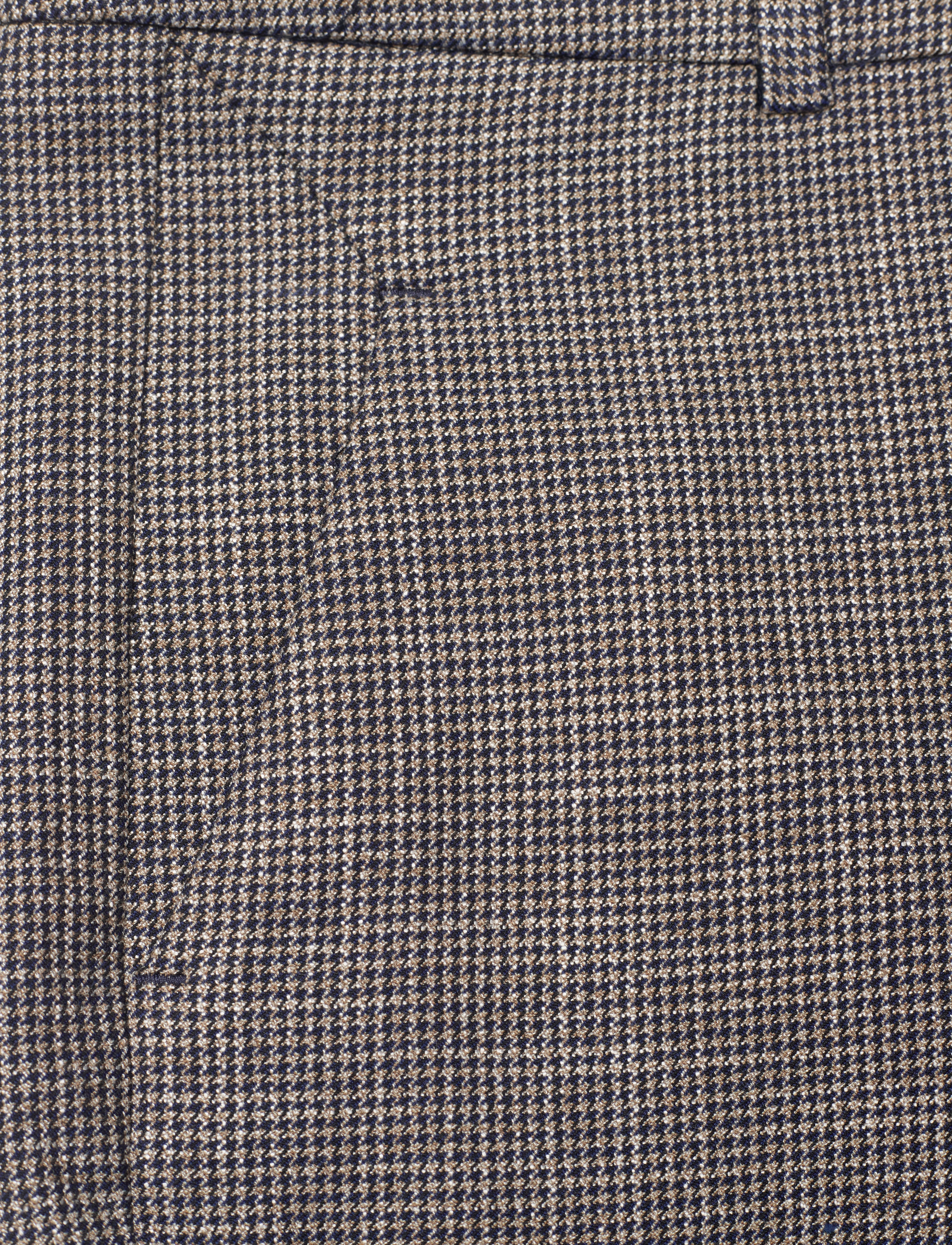FIVEUNITS - Kylie Crop - kitsalõikelised püksid - navy mini houndstooth - 2