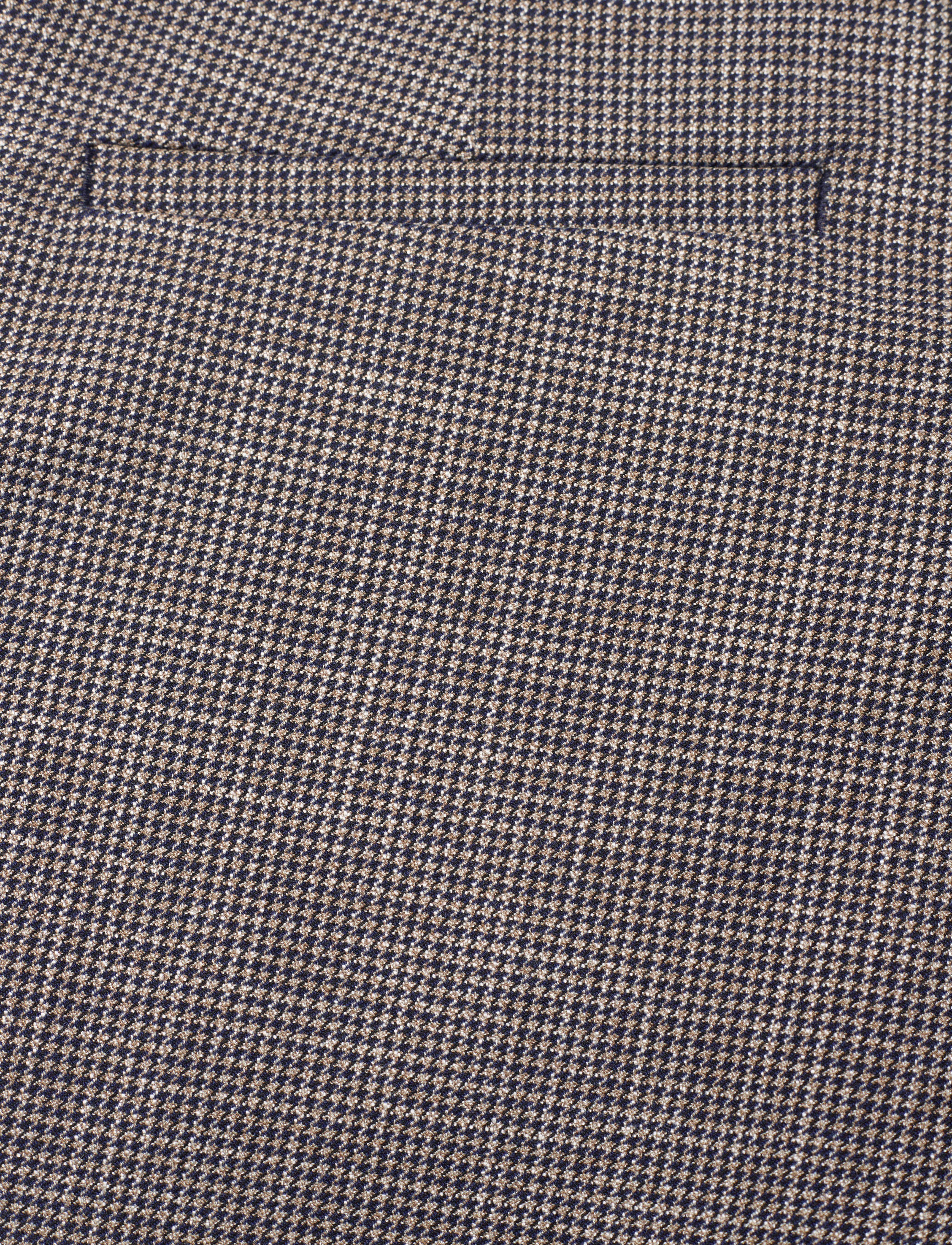 FIVEUNITS - Kylie Crop - kitsalõikelised püksid - navy mini houndstooth - 4