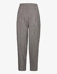 FIVEUNITS - Hailey - straight leg trousers - navy mini houndstooth - 0