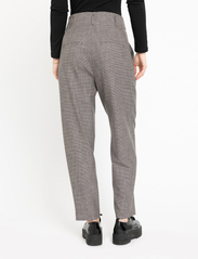 FIVEUNITS - Hailey - straight leg trousers - navy mini houndstooth - 4