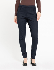 FIVEUNITS - Angelie Pure - formell - navy dashed pinstripe - 3
