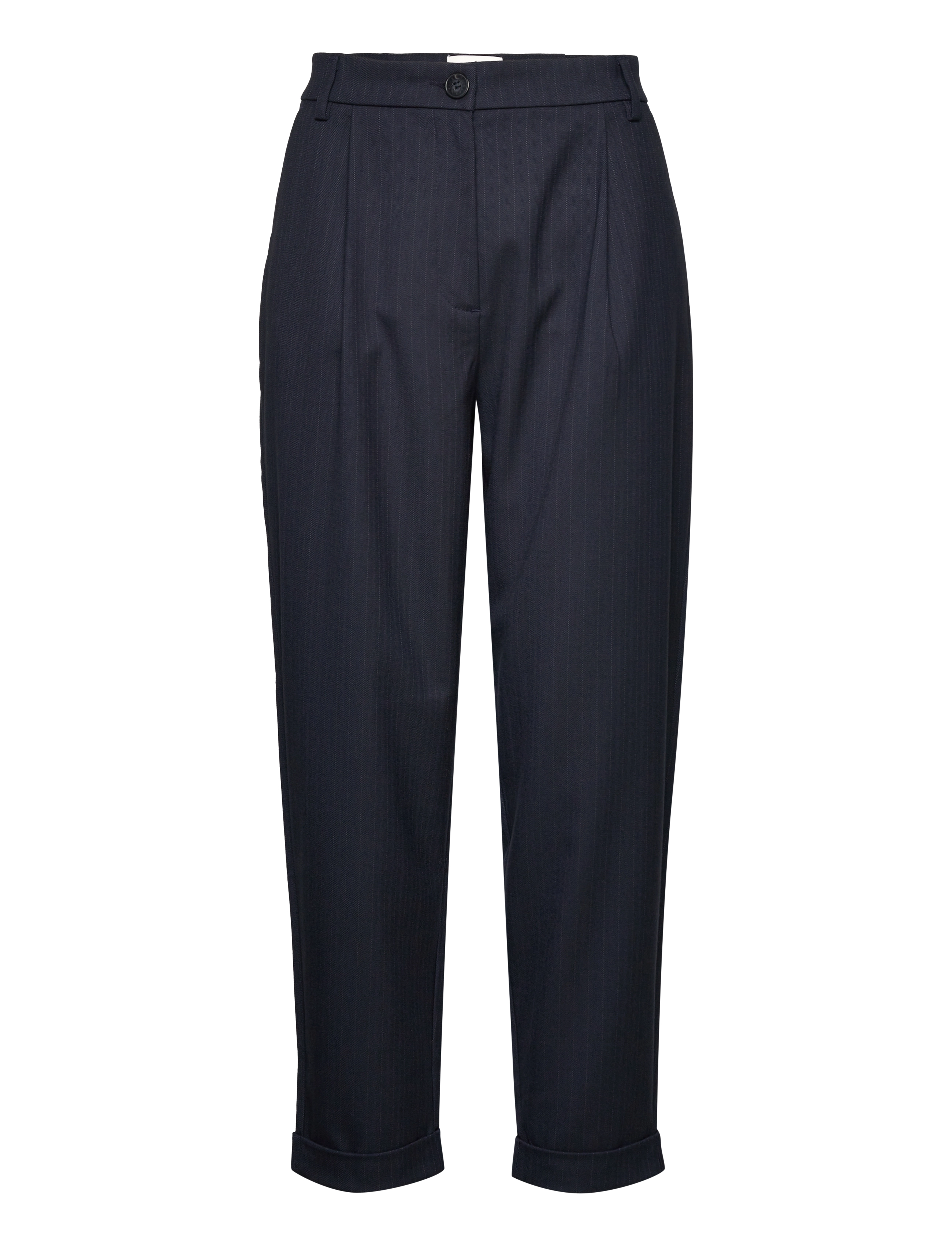 Malou Slash - NAVY DASHED PINSTRIPE