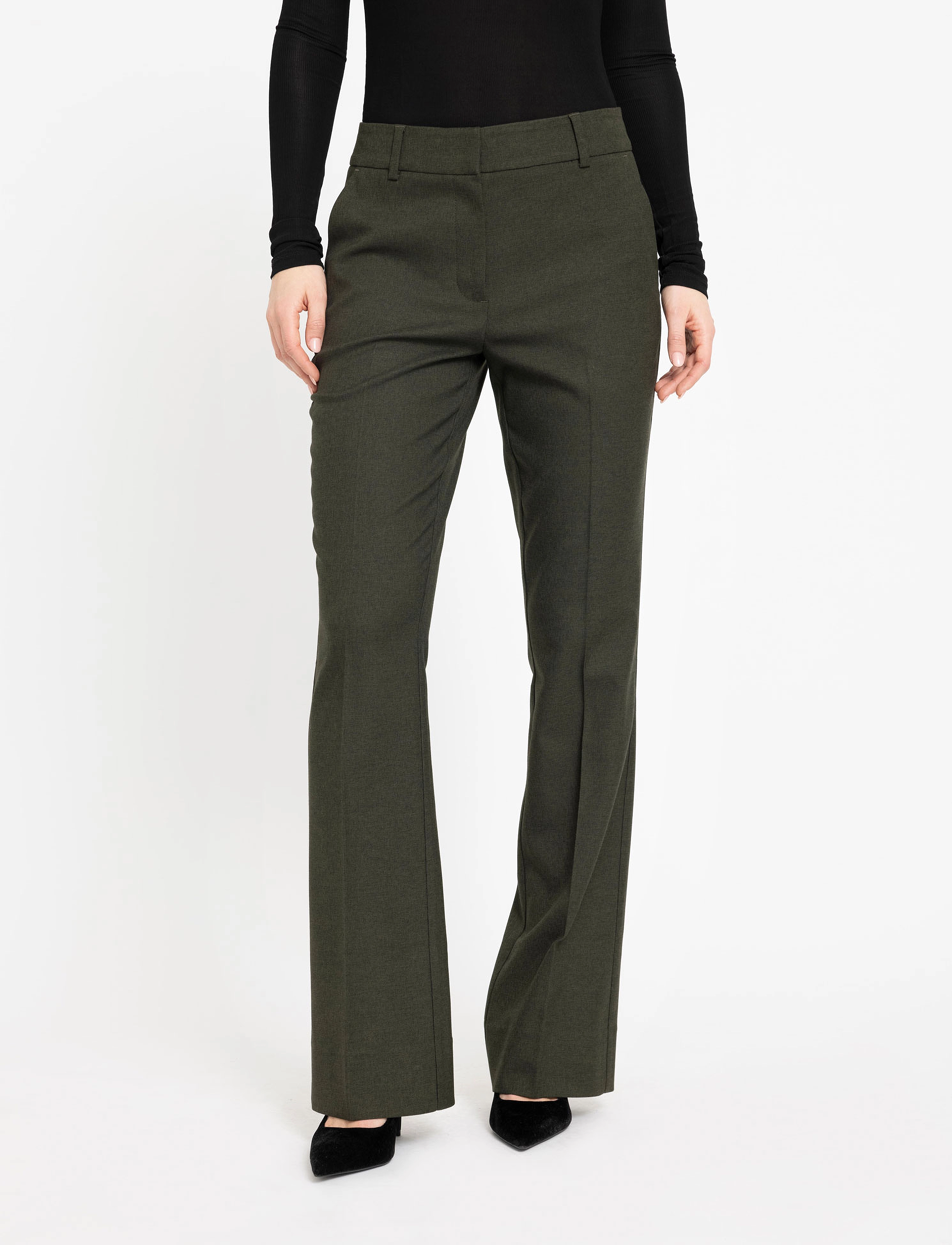 FIVEUNITS - Clara - dark green melange - 3