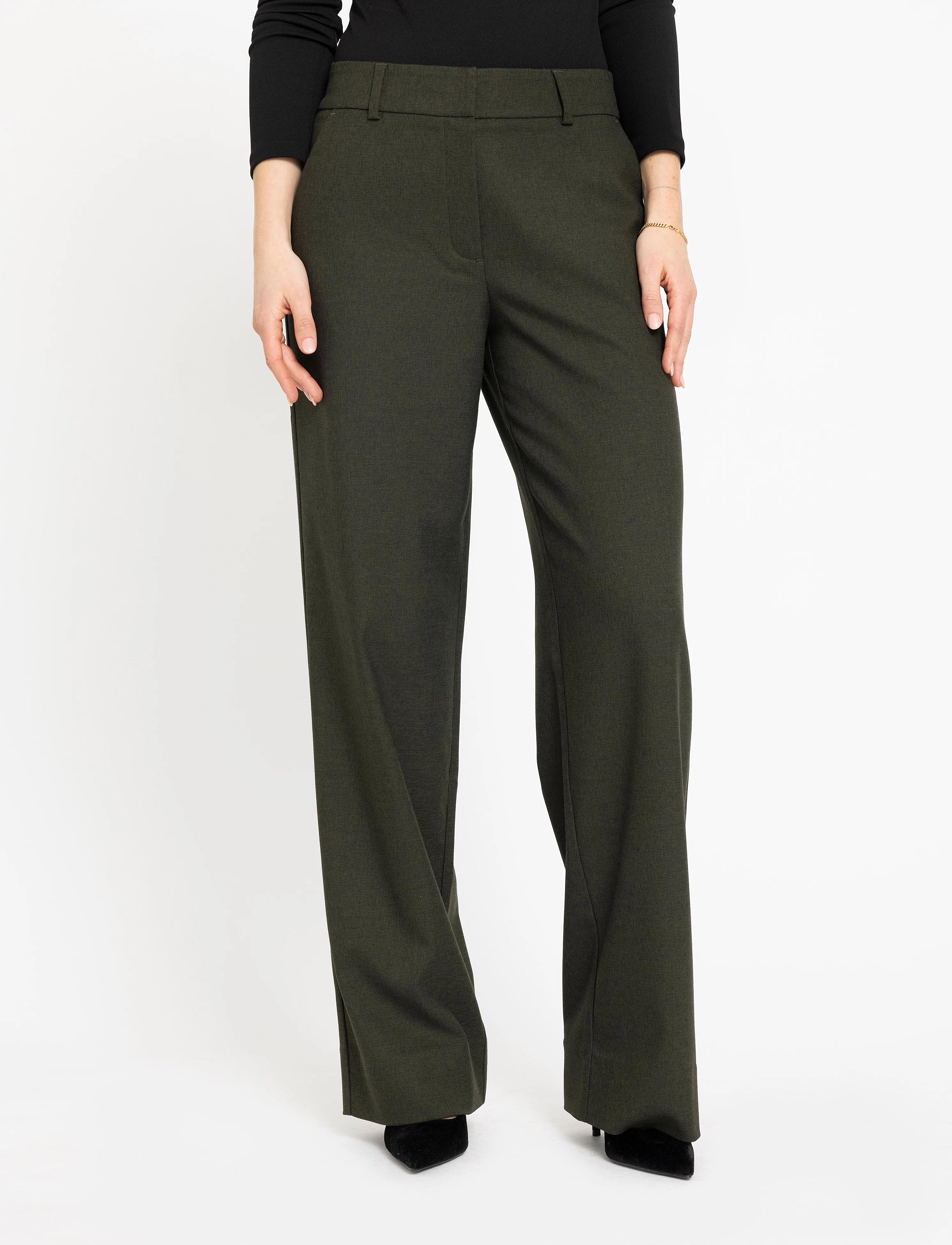 FIVEUNITS - Dena - dark green melange - 3