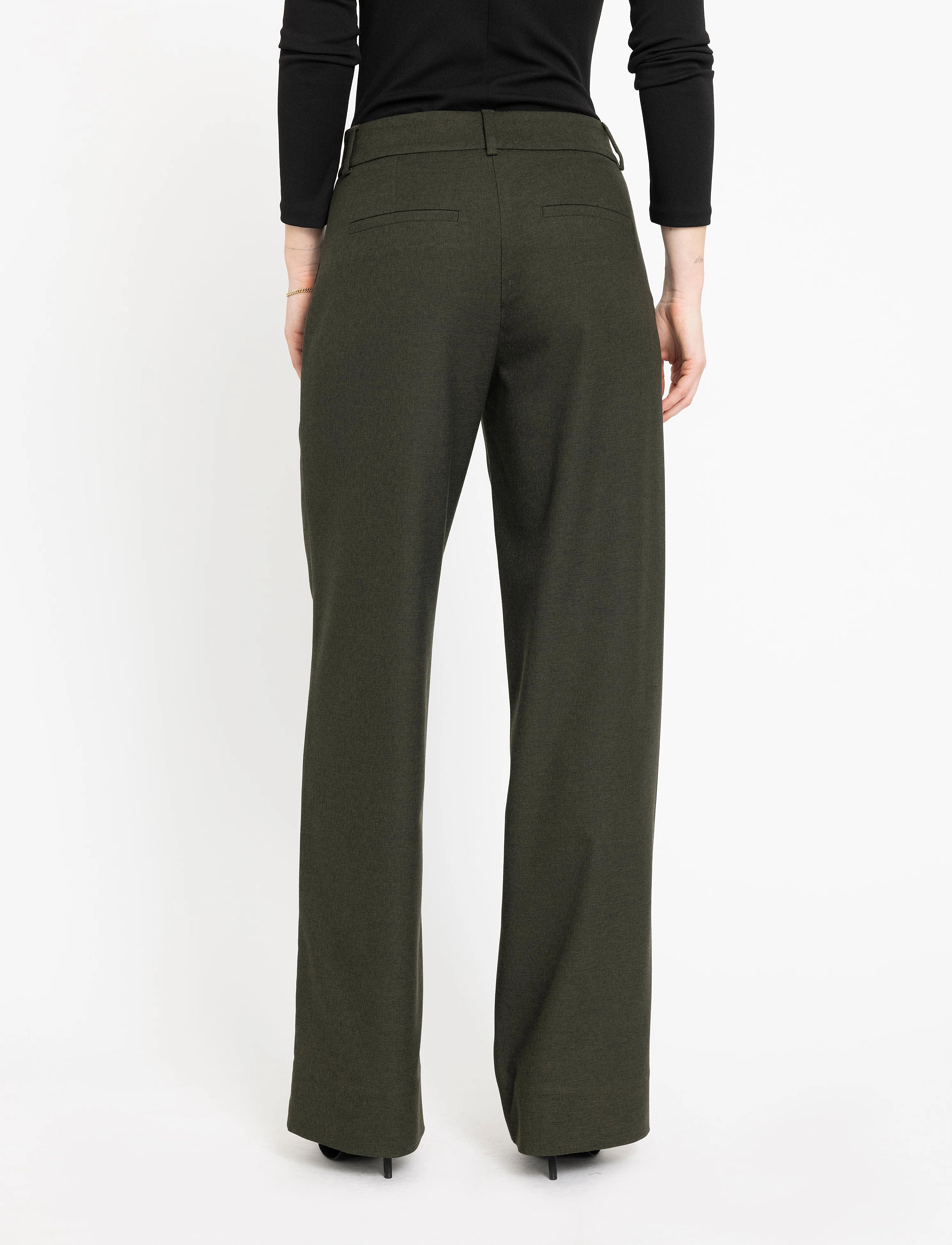 FIVEUNITS - Dena - dark green melange - 4