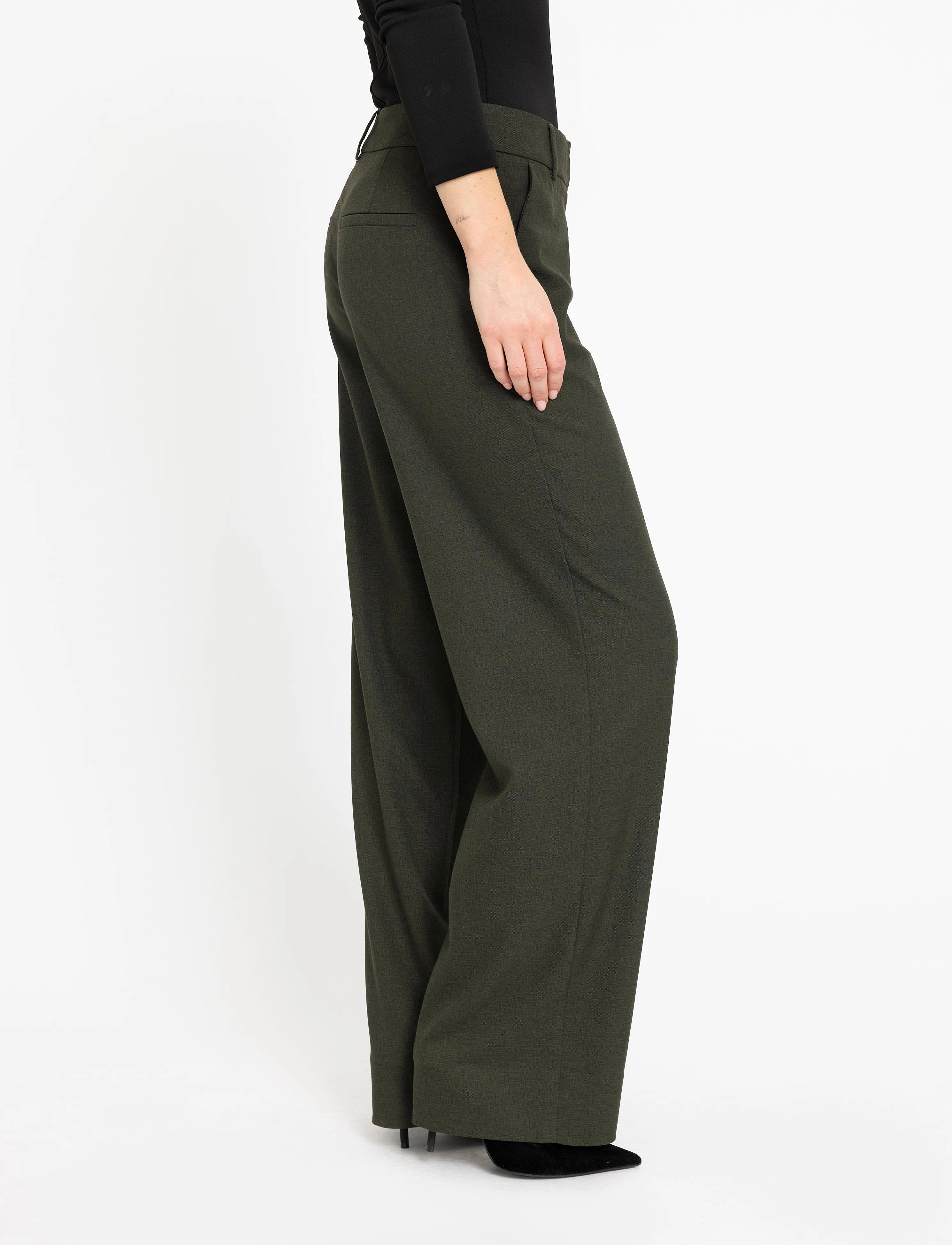FIVEUNITS - Dena - dark green melange - 5