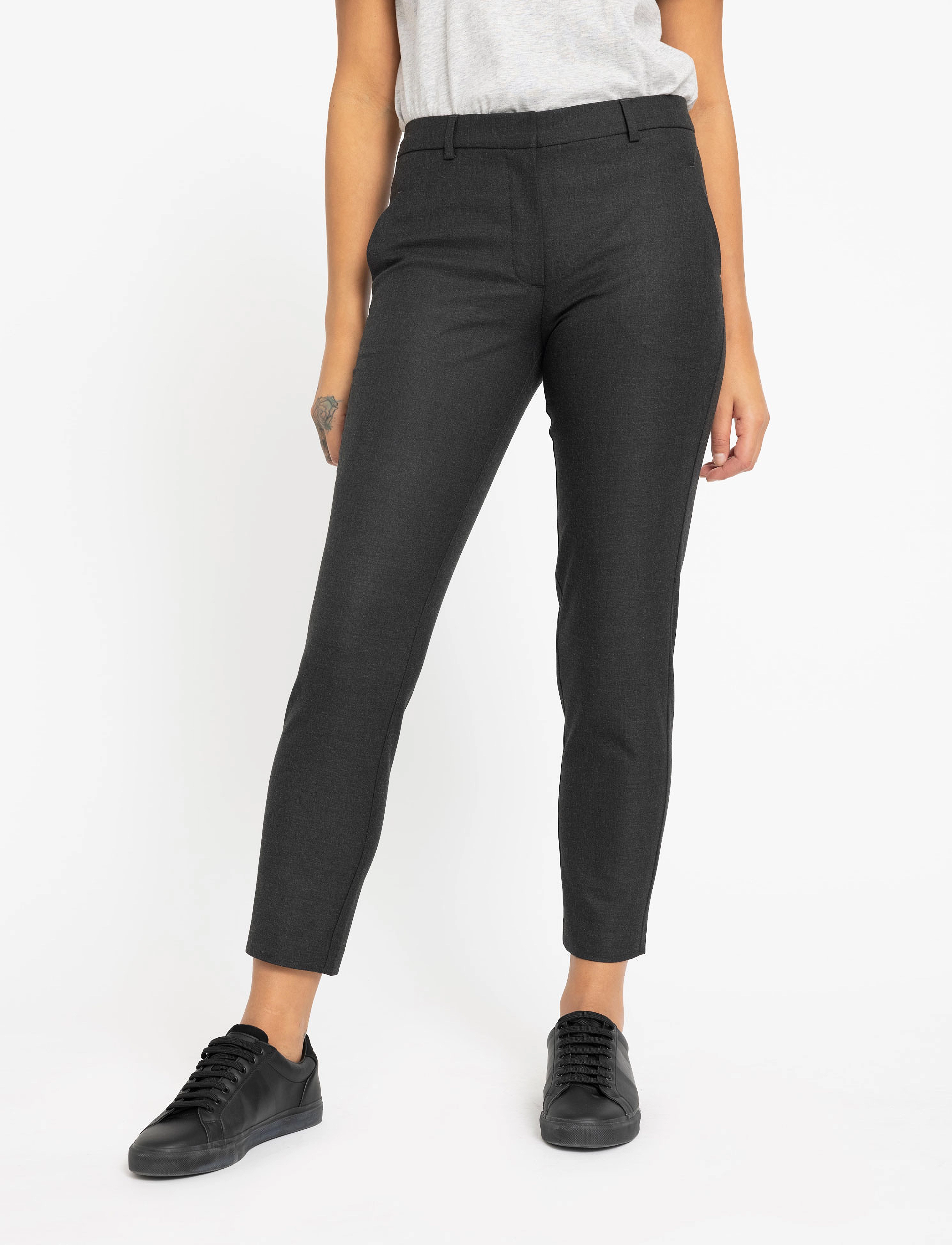 FIVEUNITS - Kylie Crop - dark grey melange - 3