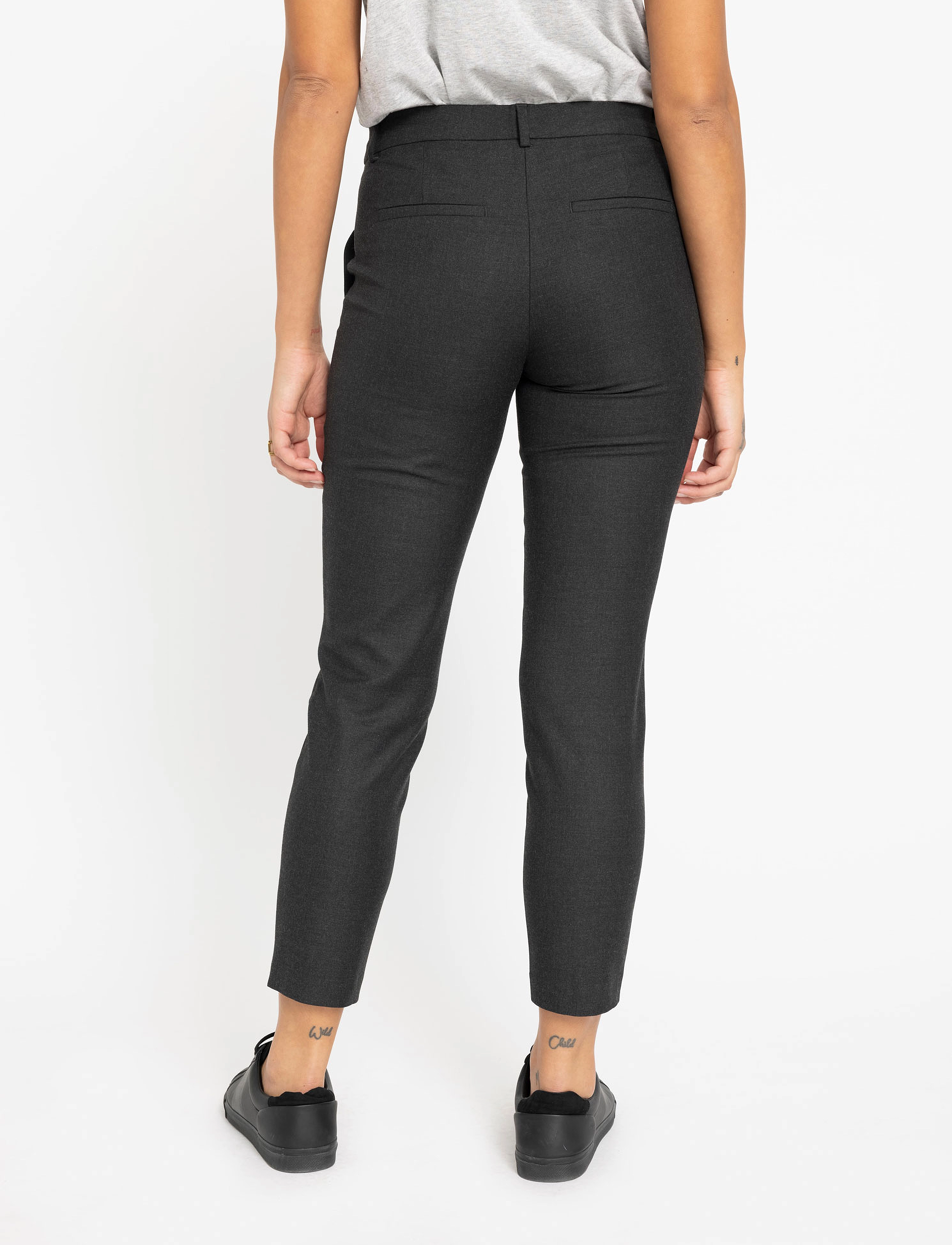FIVEUNITS - Kylie Crop - dark grey melange - 4
