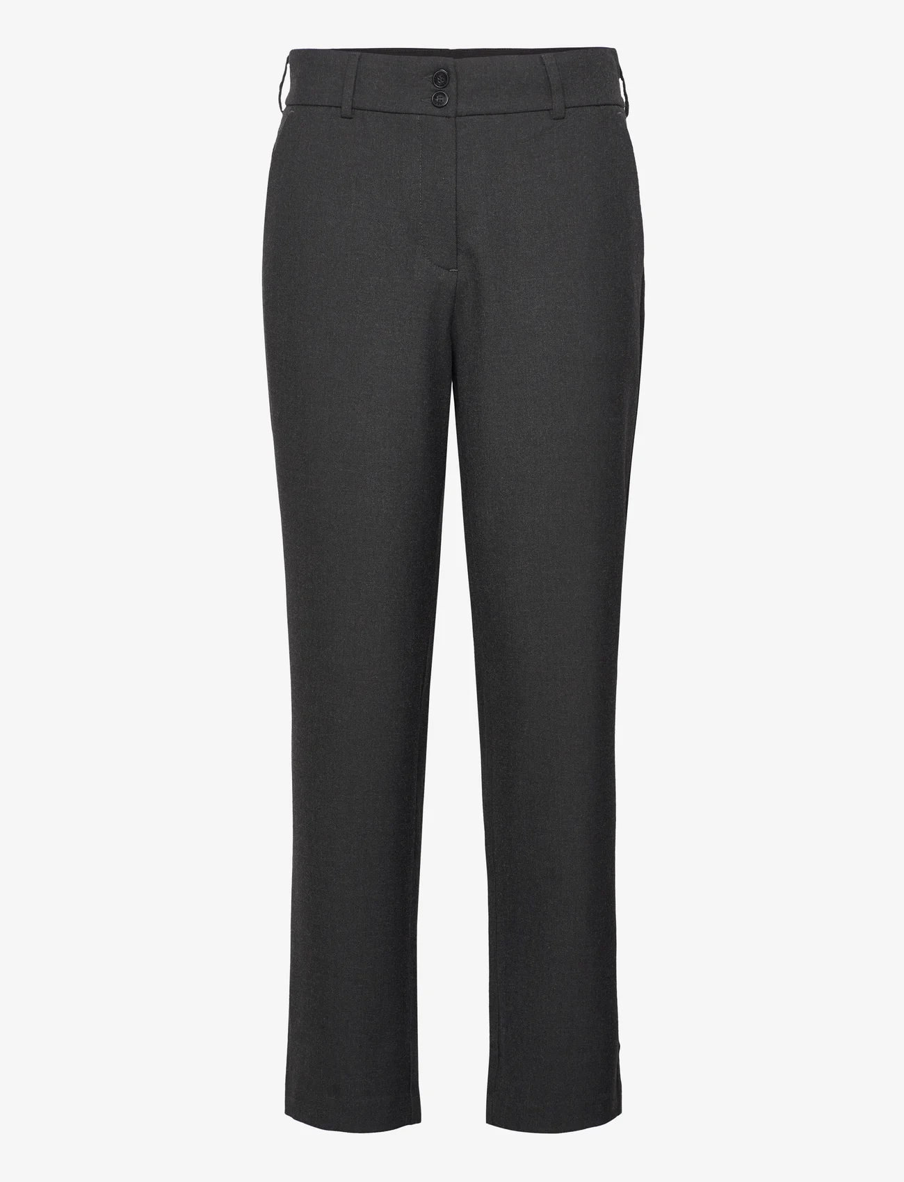 FIVEUNITS - Daphne - bukser med lige ben - dark grey melange - 0