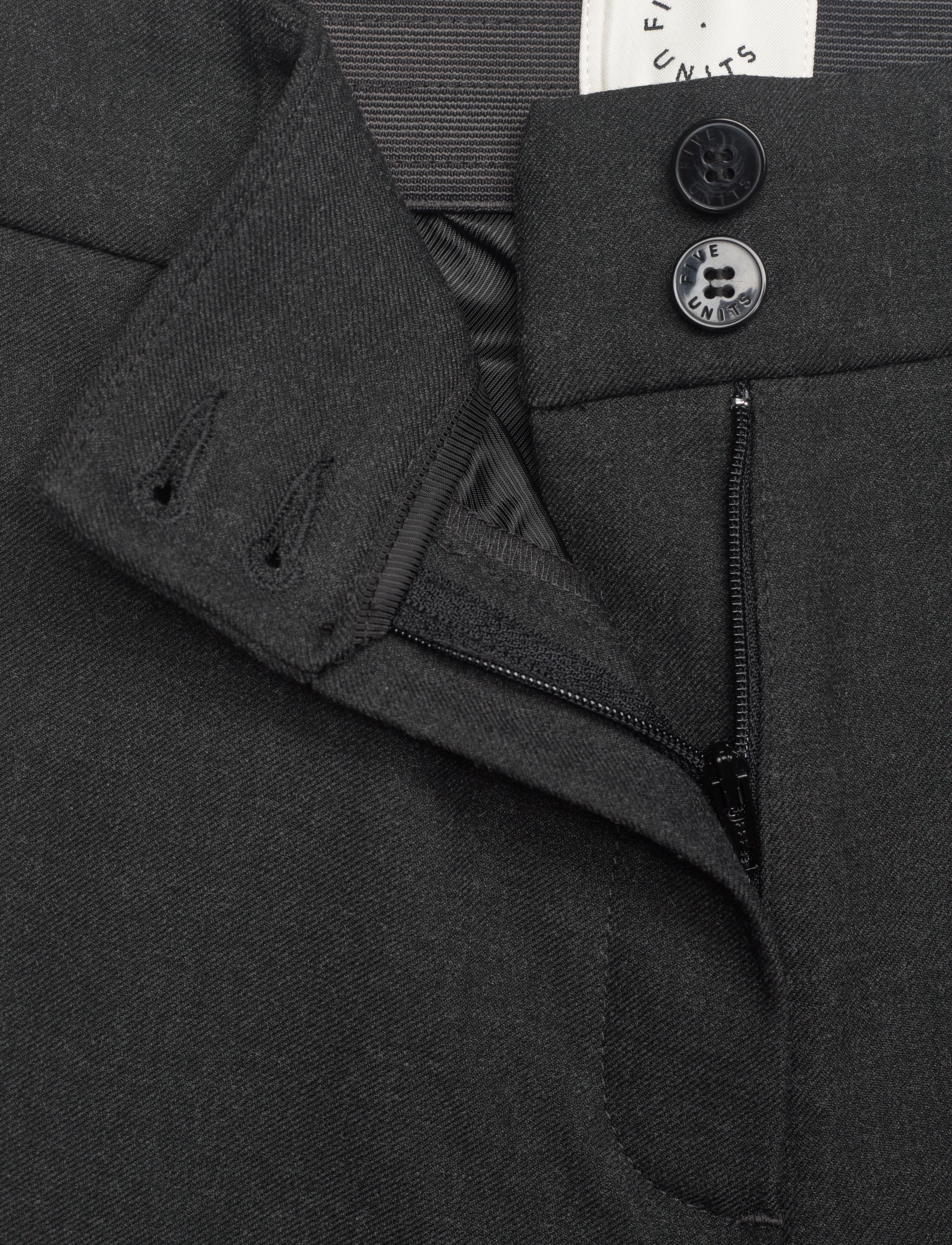 FIVEUNITS - Daphne - dark grey melange - 3