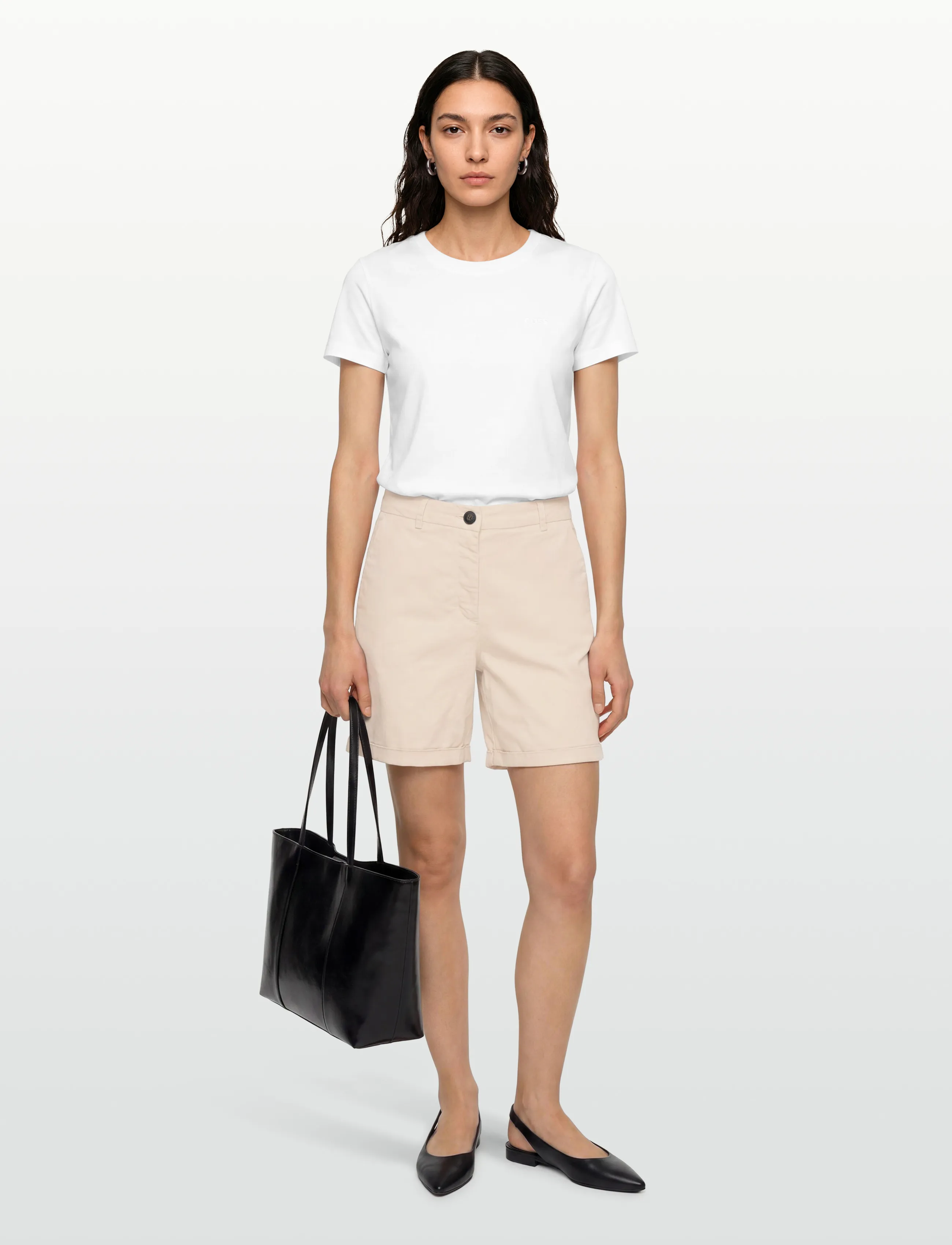 FIVEUNITS Emmafv Shorts, 24, Creme - Chino Frauen