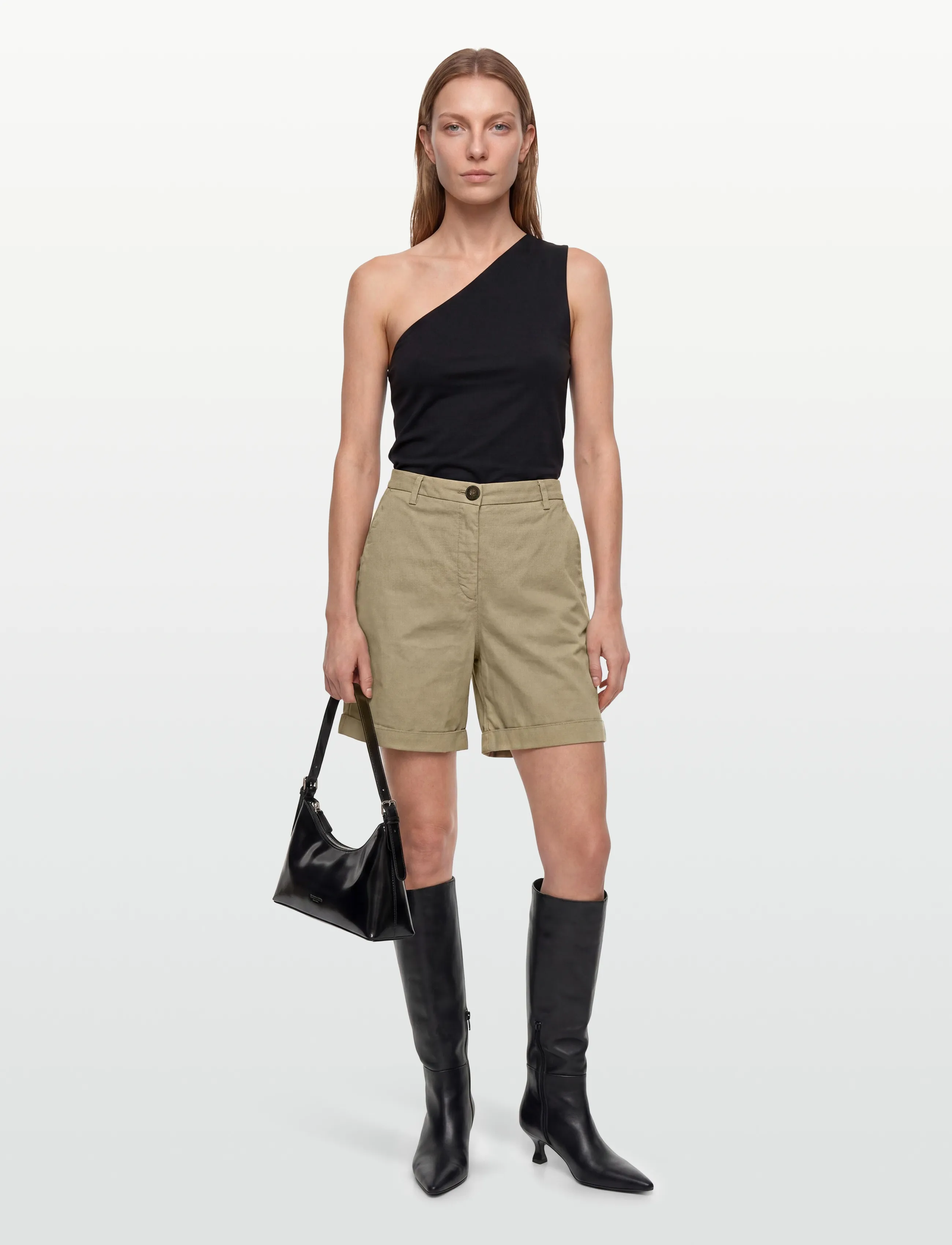 FIVEUNITS Emmafv Shorts, 25, Beige, Shorts > Chino-Shorts, Dame