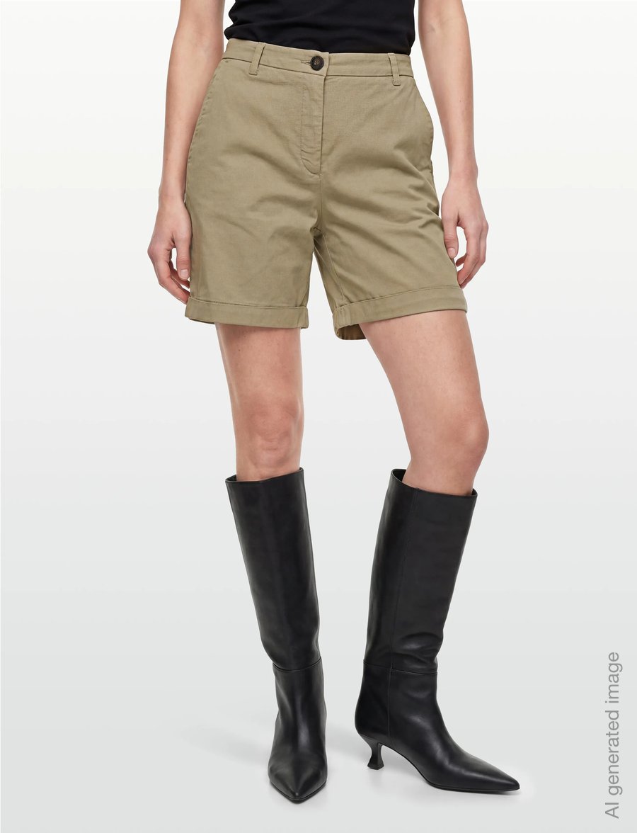 FIVEUNITS - EmmaFV Shorts - lühikesed chino-püksid - green tea - 3