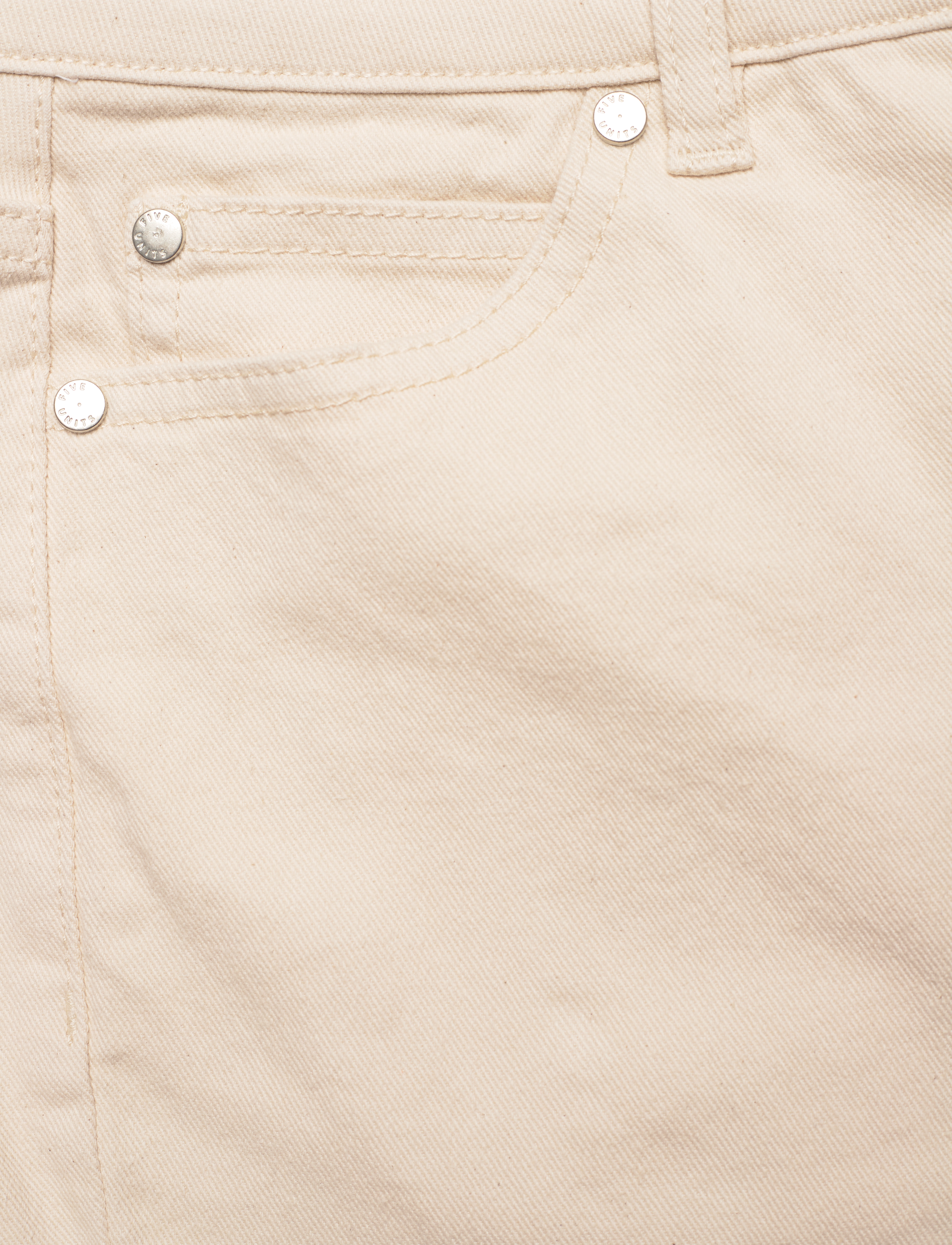 FIVEUNITS - MollyFV Ankle - raka jeans - natural - 2