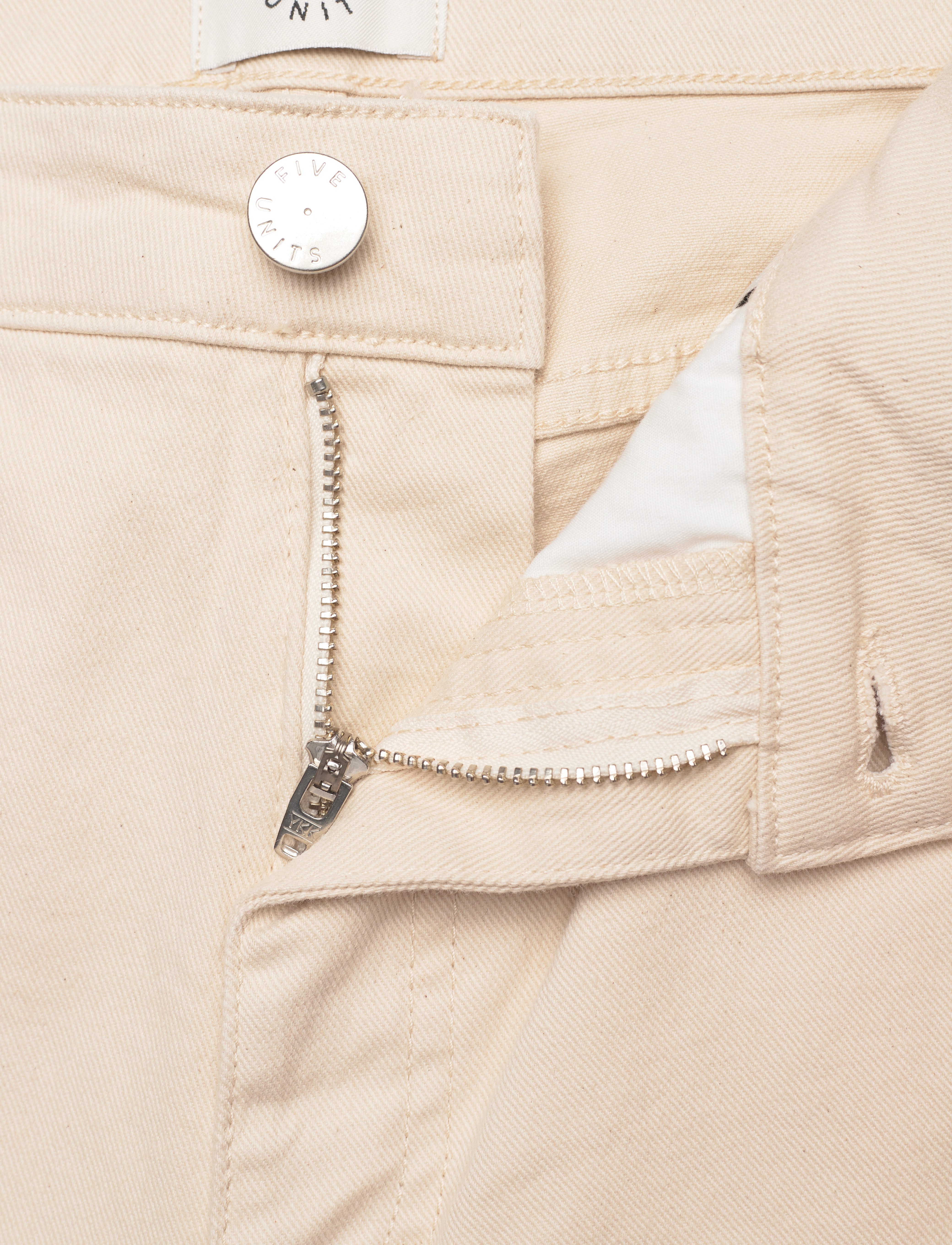 FIVEUNITS - MollyFV Ankle - raka jeans - natural - 3
