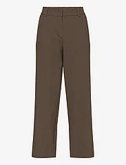 FIVEUNITS - Dena Ankle - bukser med brede ben - grey brown melange - 0