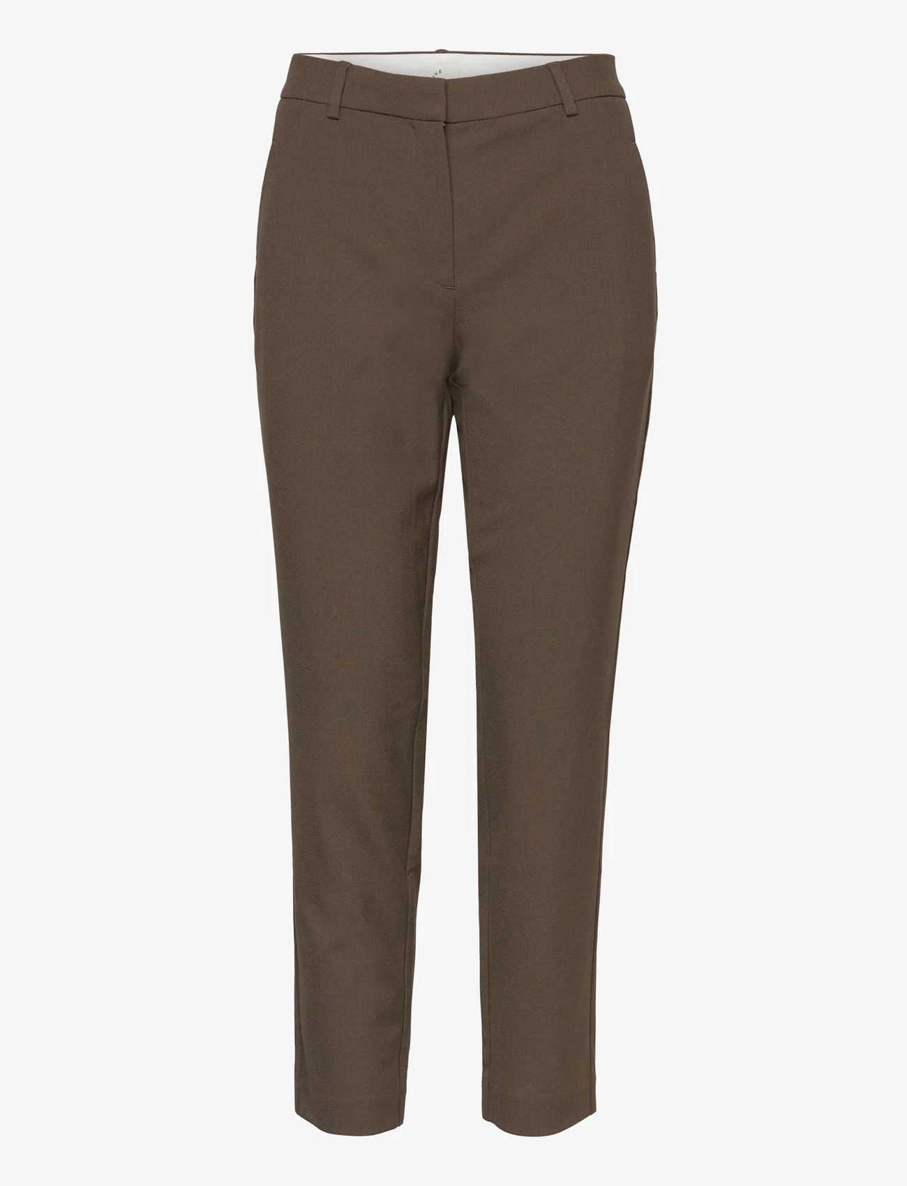 FIVEUNITS - Kylie Crop - slim fit trousers - grey brown melange - 0