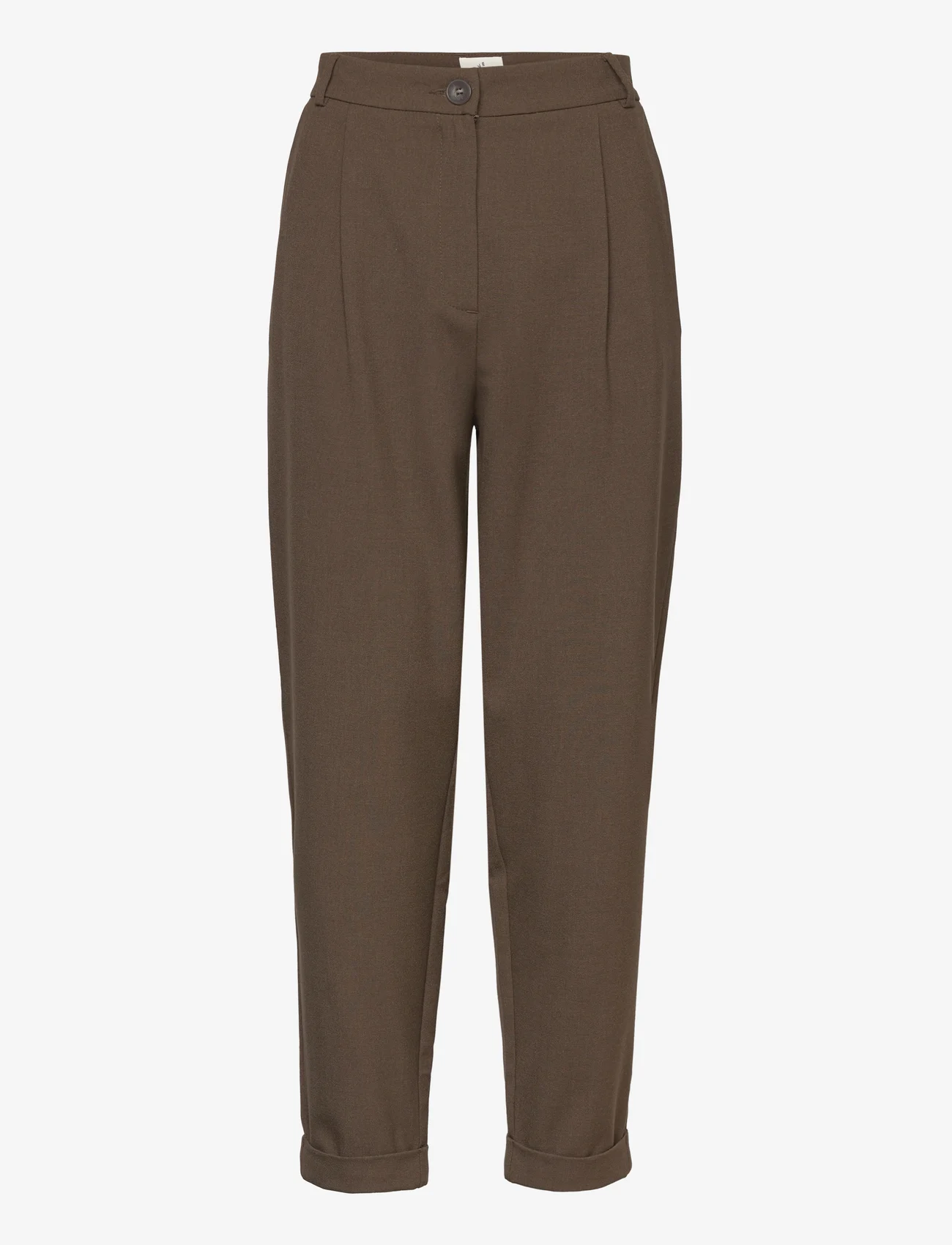 FIVEUNITS - Malou - tailored trousers - grey brown melange - 0