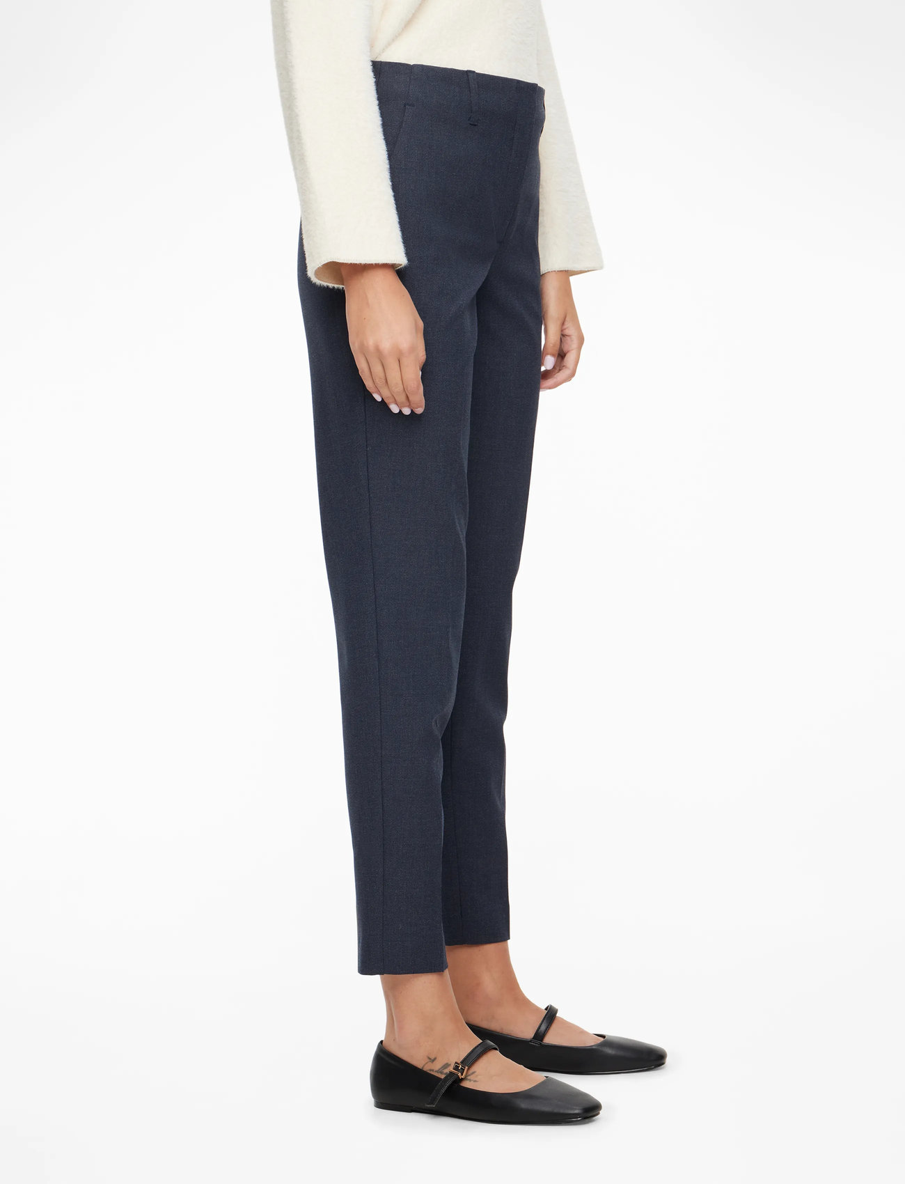 FIVEUNITS - JuliaFV - slim fit-byxor - blue grey melange - 3